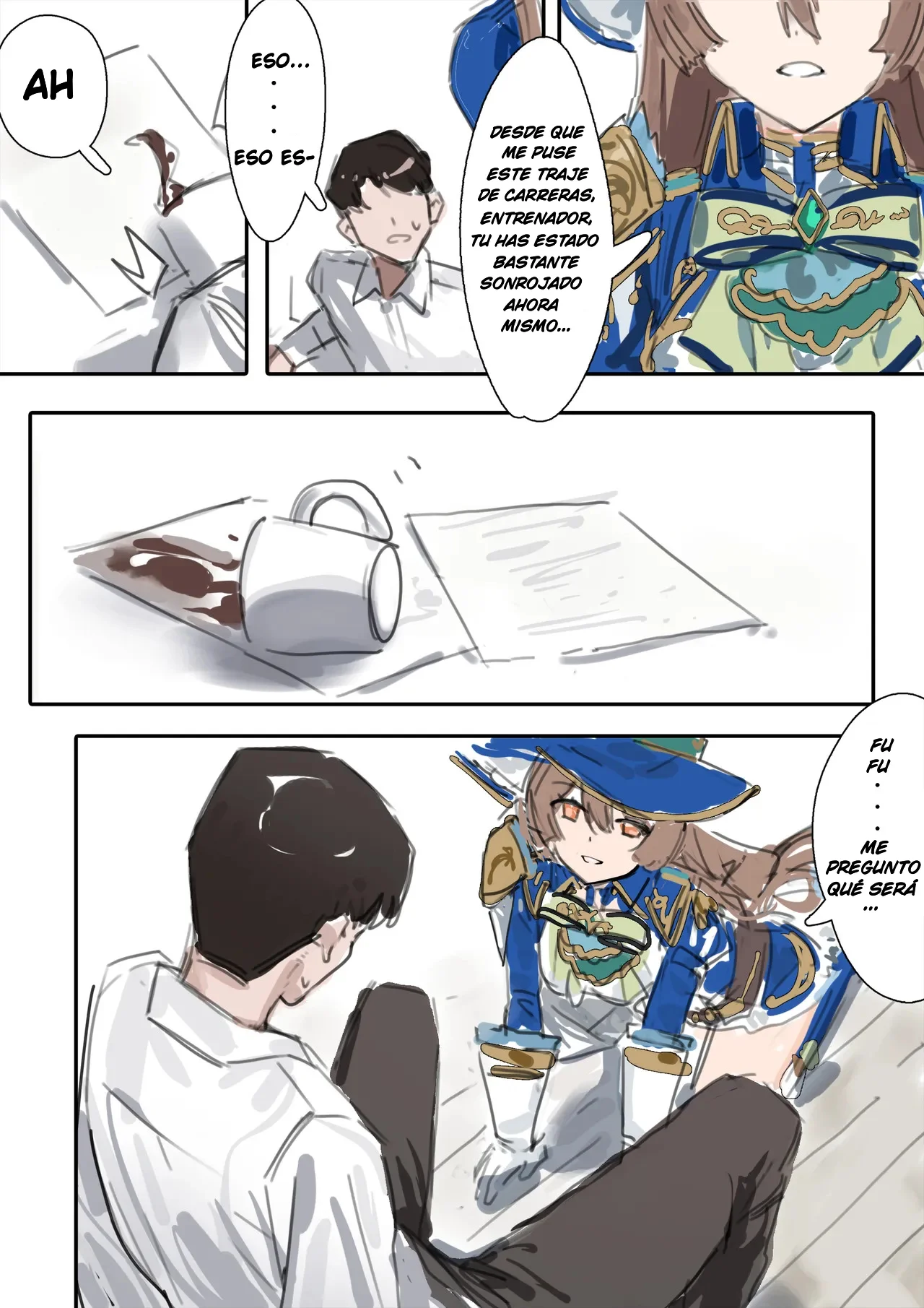 [Awei] Satono Diamond (Uma Musume Pretty Derby) [Spanish] [SigmaDeltaXD] изображение № 7