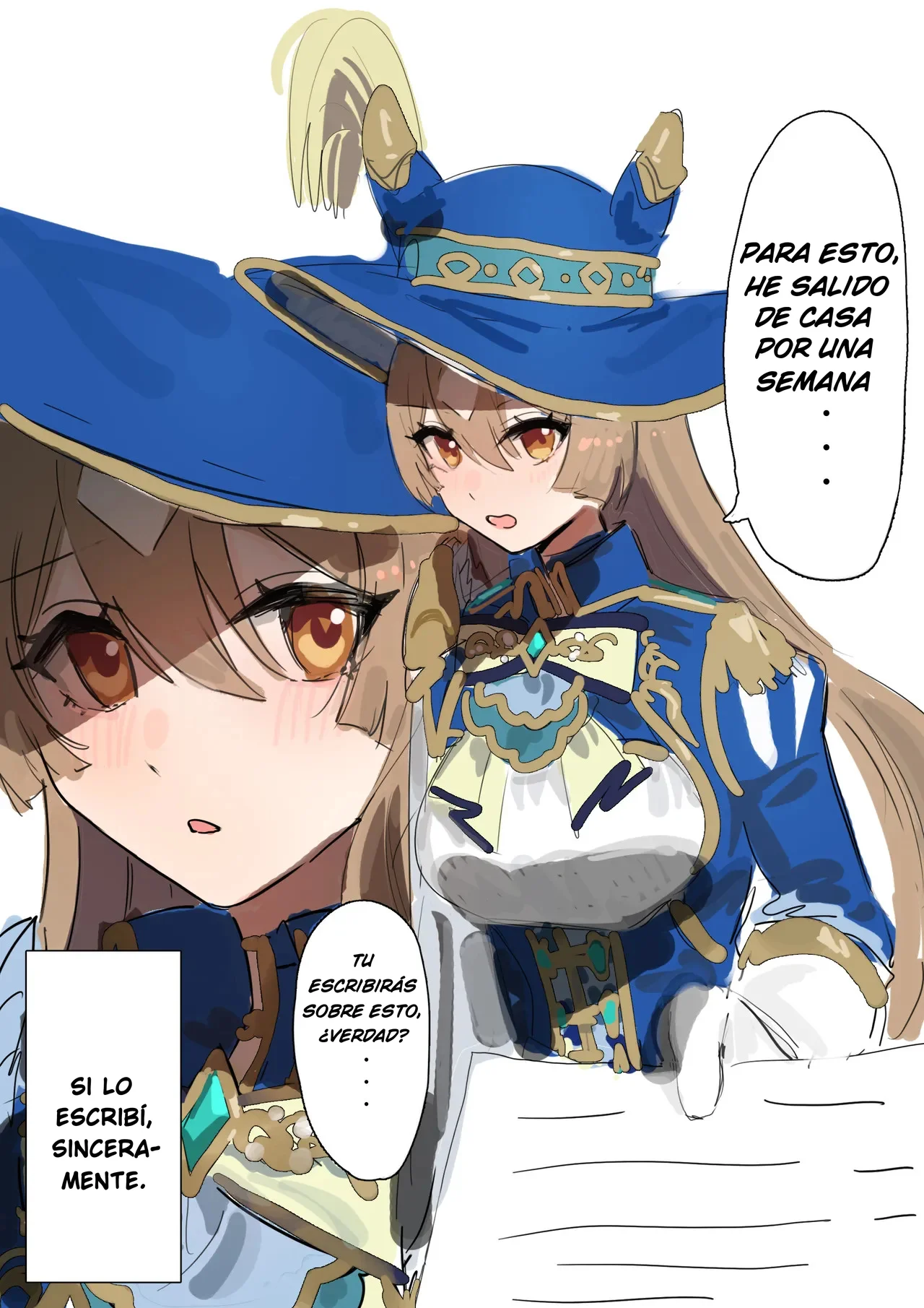 [Awei] Satono Diamond (Uma Musume Pretty Derby) [Spanish] [SigmaDeltaXD] изображение № 9