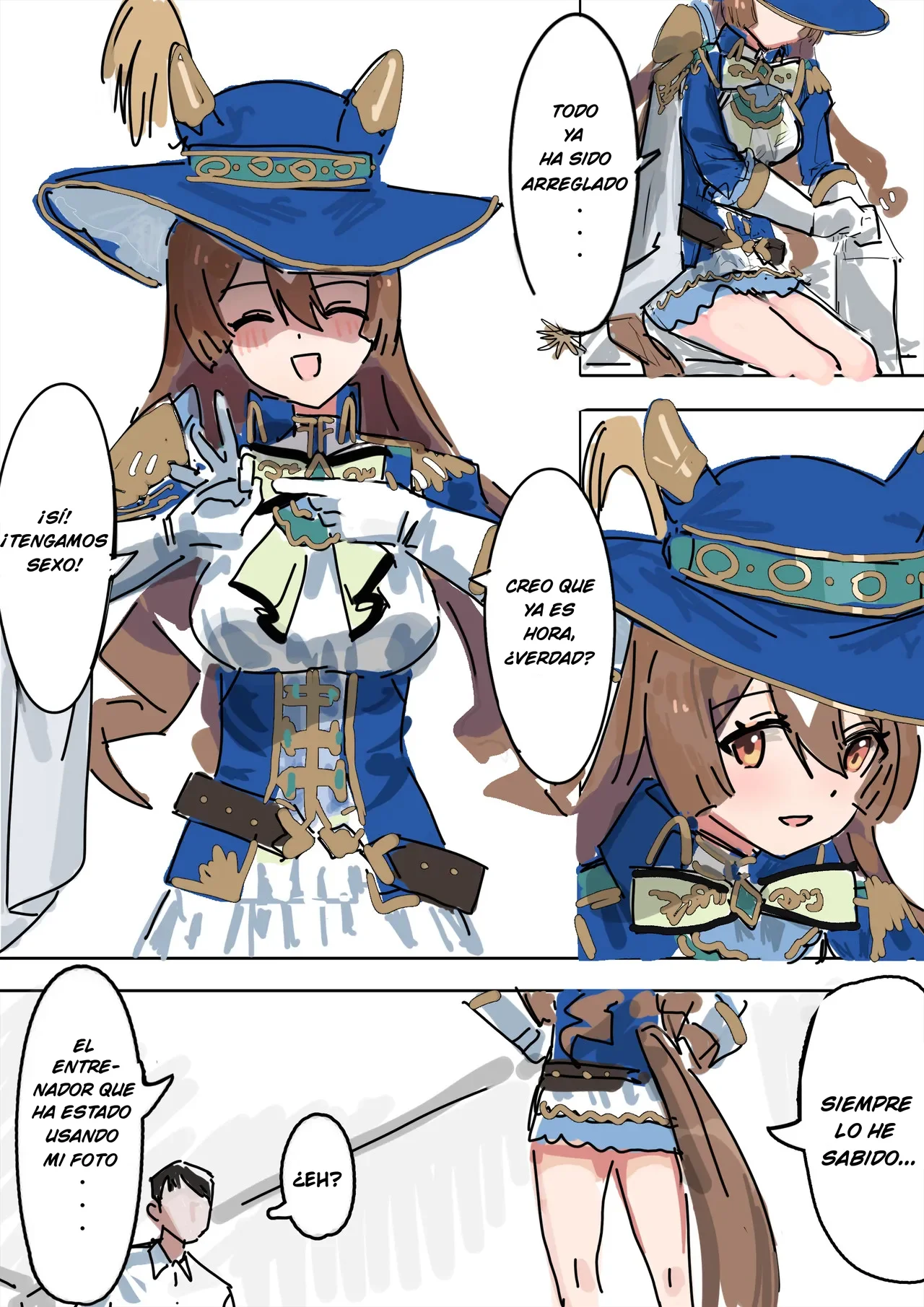 [Awei] Satono Diamond (Uma Musume Pretty Derby) [Spanish] [SigmaDeltaXD] изображение № 10