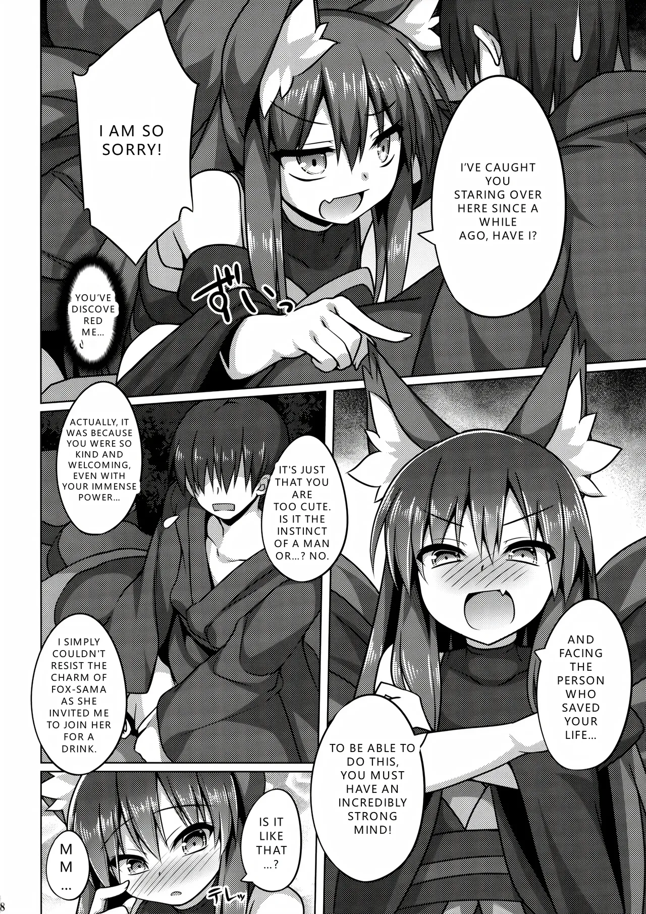 (C96) [Doku Denpa Jushin-chuu (Roshin)] Mori de Kega Shite Tasukete Moratta kedo Tsuyokute Kawaii Kitsune-san ni Totte Kuwaremashita. (VGT13) (English) image number 8