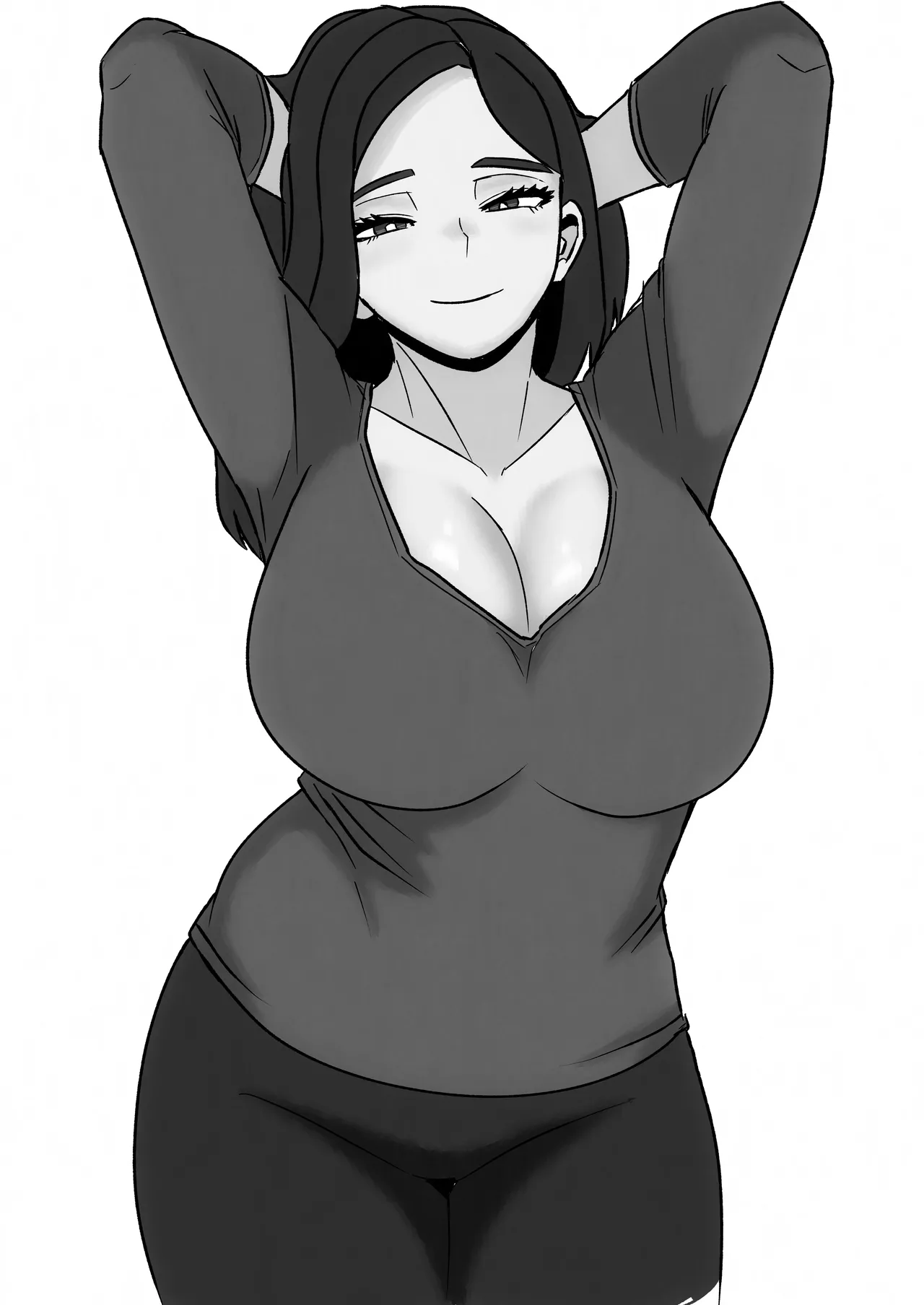 母さんあと1分したら服着るからね image number 28