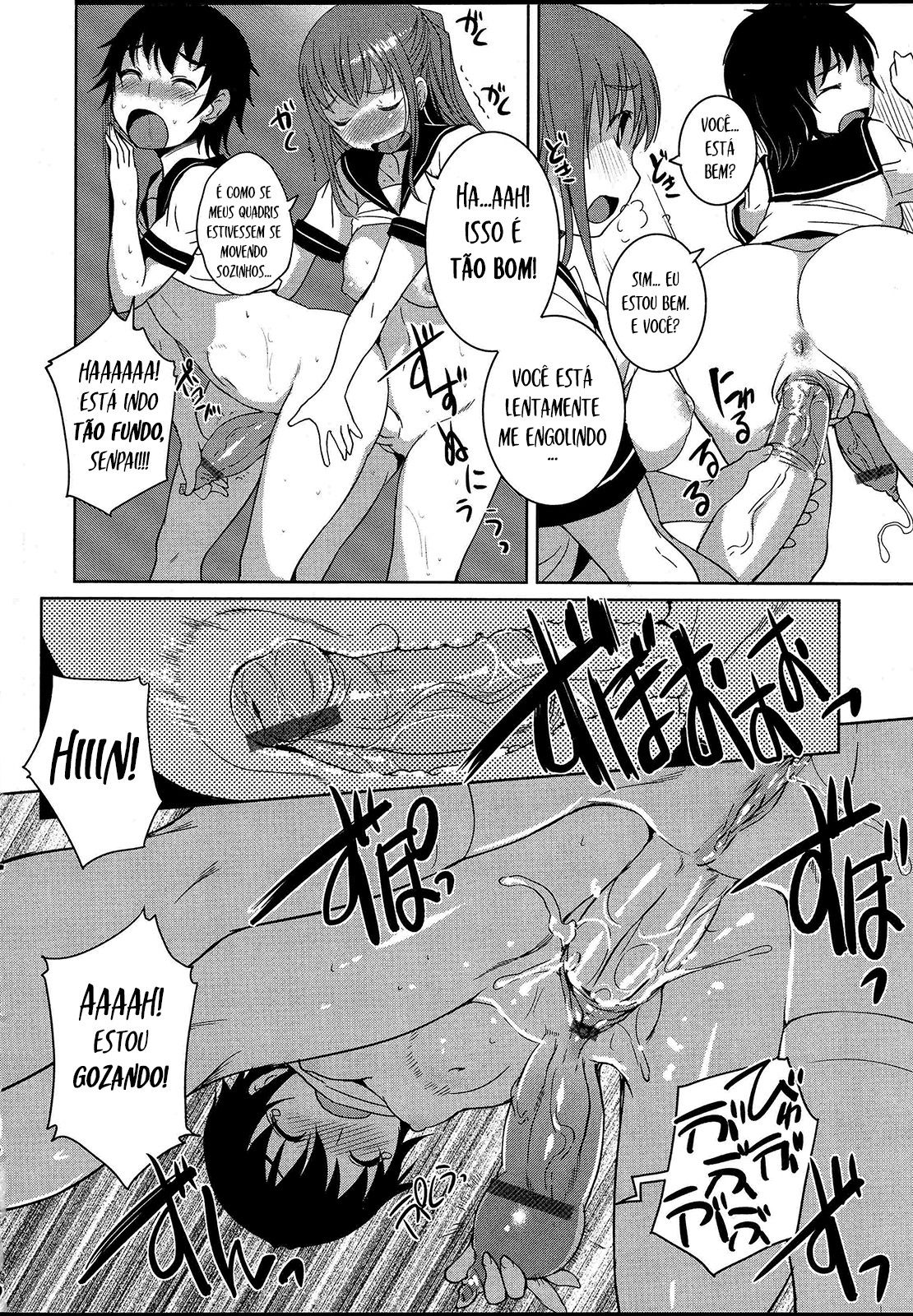 [Bosshi] Koi to Chinpo no Kawa to | Love and Foreskin (Futanarikko no Sekai 4) [Portuguese-BR] [Boteco Hentai] imagen número 10