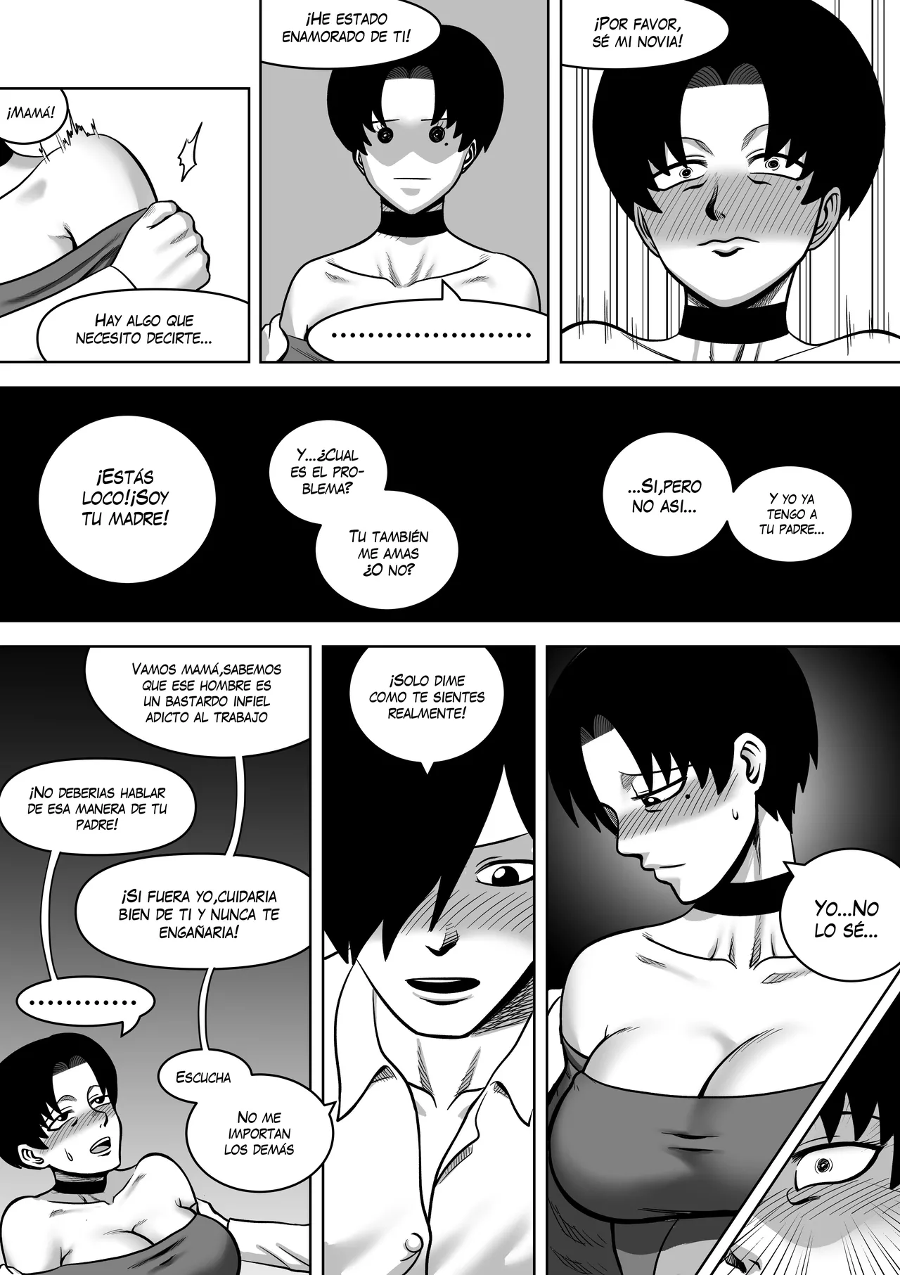 [ALAMAMA] Dad stole My GF so I try to steal His Wife #2 [Spanish] [Uncensored] [VarKatzas666] изображение № 13