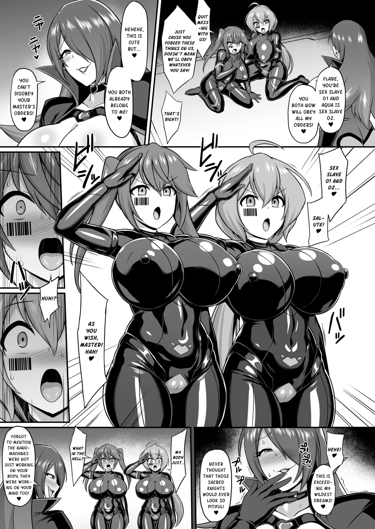 [Ikameshi Shokudou (Ikameshi)] Seisou Kouki Sacred Flare & Aqua -Buzama Sentouin-ka Songen Hakai Keikaku | Sacred Flare & Aqua - The Plan to Degrade Combatants and Destroy Their Dignity [English] image number 17