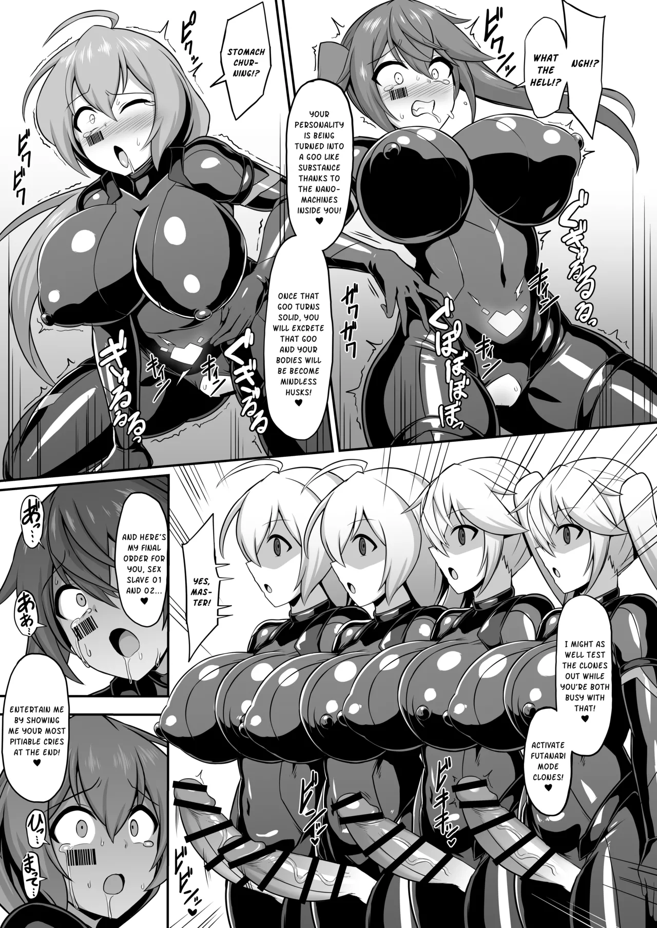 [Ikameshi Shokudou (Ikameshi)] Seisou Kouki Sacred Flare & Aqua -Buzama Sentouin-ka Songen Hakai Keikaku | Sacred Flare & Aqua - The Plan to Degrade Combatants and Destroy Their Dignity [English] image number 39