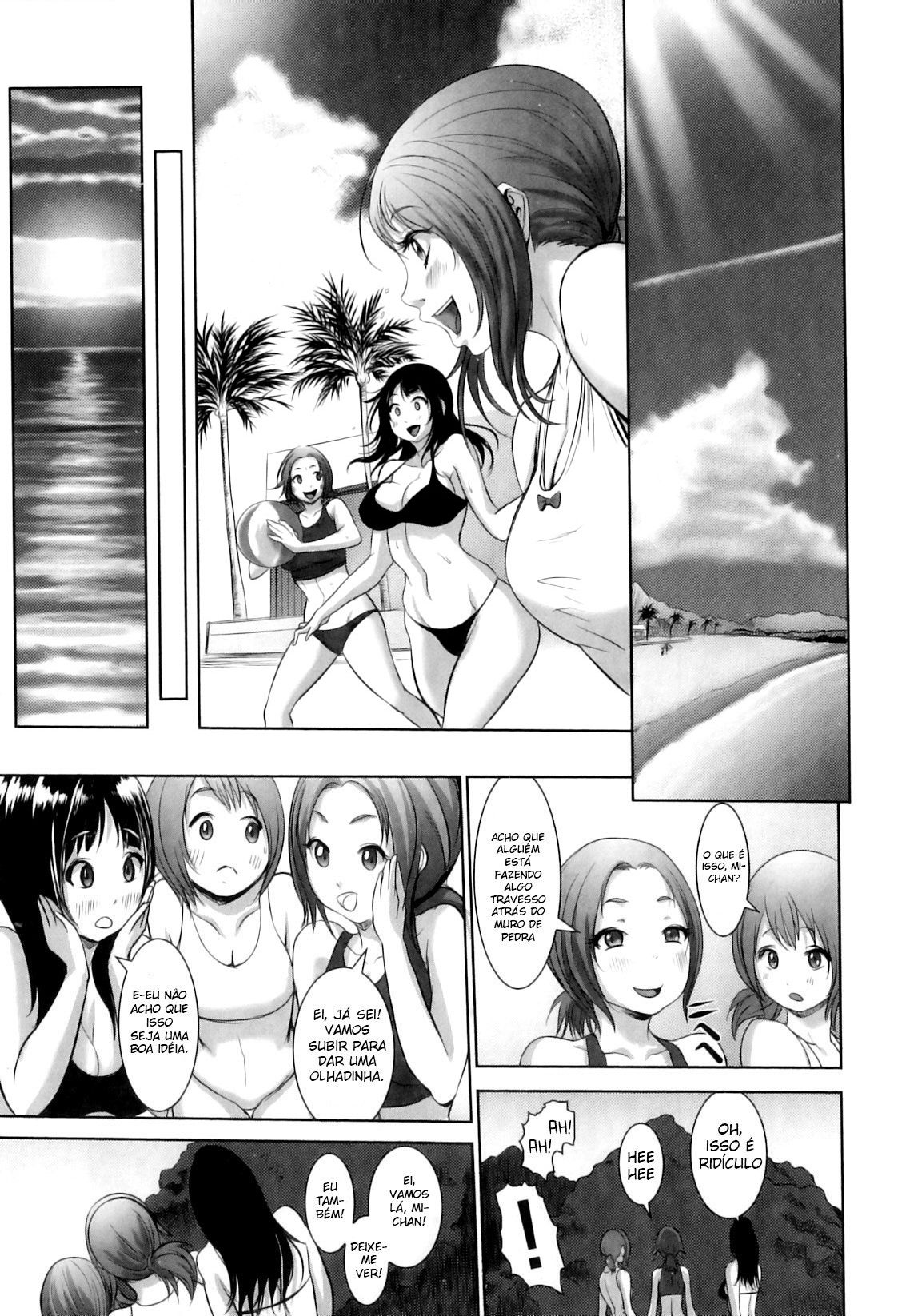 [Chinbotsu] Natsu! Shotaiken | Summer! First Sexual Experience (Nettai Banana Girl) [Portuguese-BR] [Boteco Hentai] 3eme image
