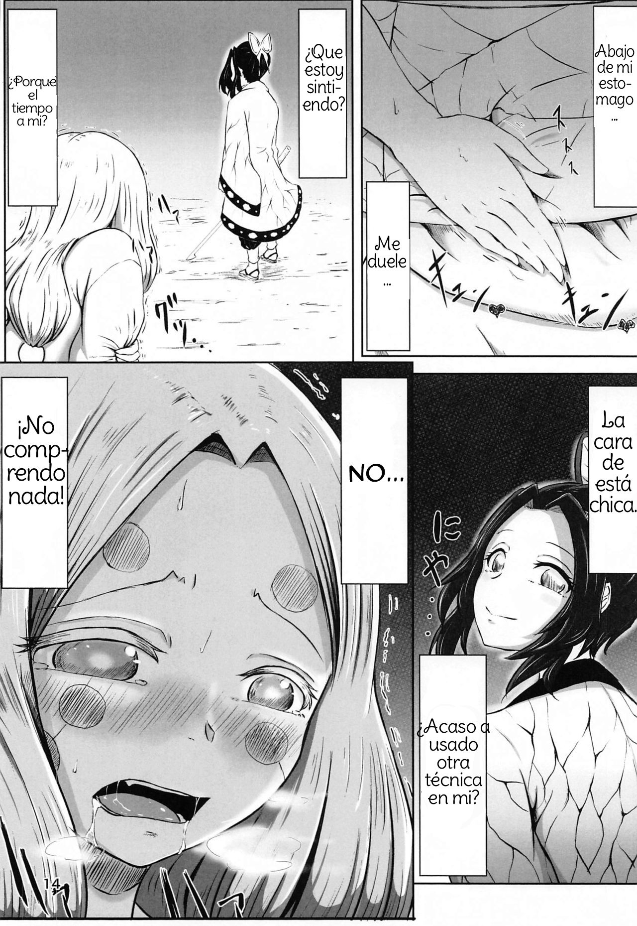 [Shironeko Nokiki] Les no Kokyuu | Lesbian Breathing (Kimetsu no Yaiba) [Spanish] [Amaterasu] image number 13