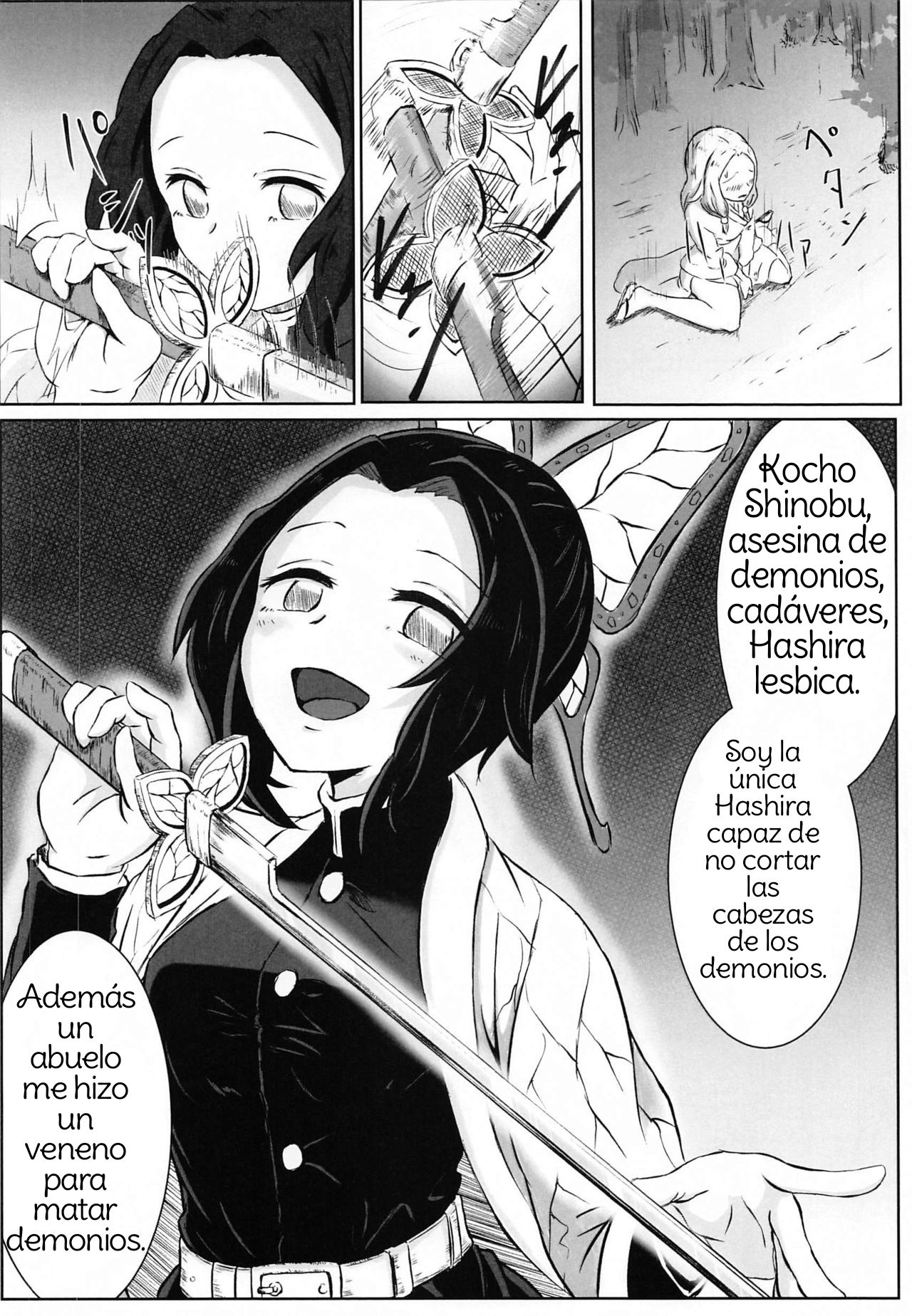 [Shironeko Nokiki] Les no Kokyuu | Lesbian Breathing (Kimetsu no Yaiba) [Spanish] [Amaterasu] image number 15