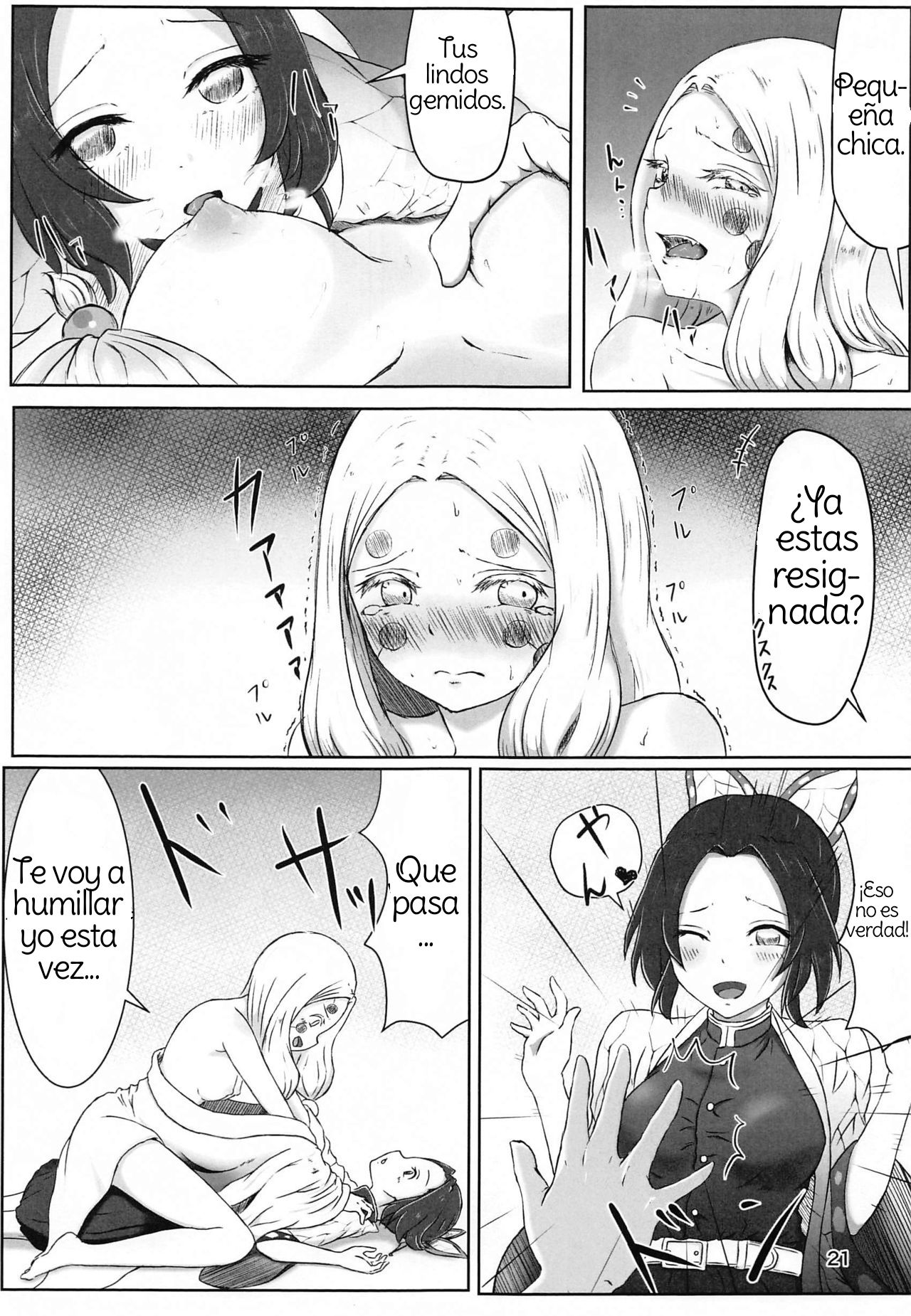 [Shironeko Nokiki] Les no Kokyuu | Lesbian Breathing (Kimetsu no Yaiba) [Spanish] [Amaterasu] image number 20