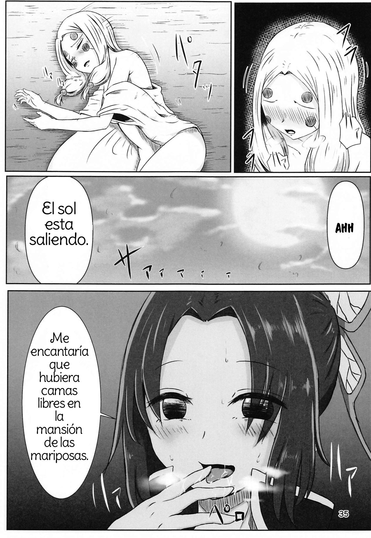 [Shironeko Nokiki] Les no Kokyuu | Lesbian Breathing (Kimetsu no Yaiba) [Spanish] [Amaterasu] image number 34