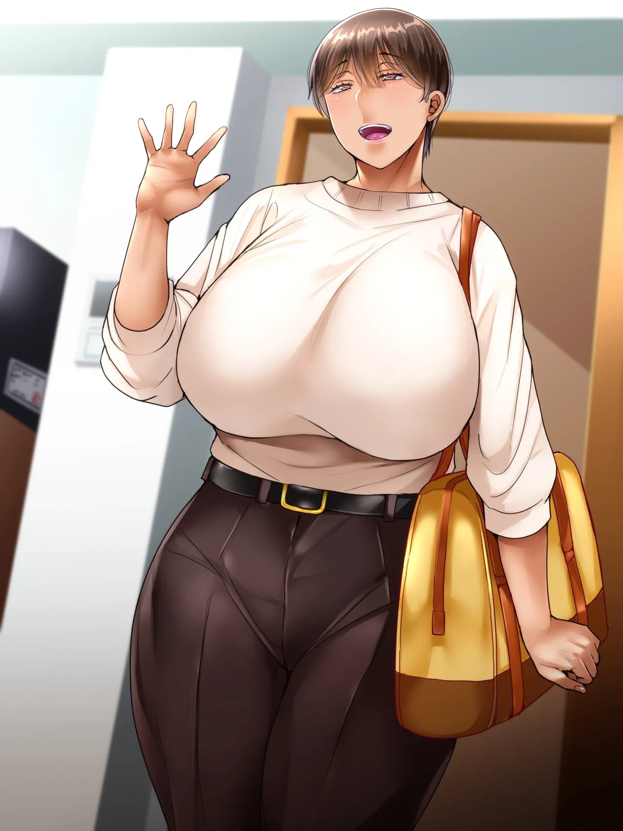 [Ijiise] Tsuma Wa Ima, Kaigai Ni Imasu [Russian] [defolter] image number 63