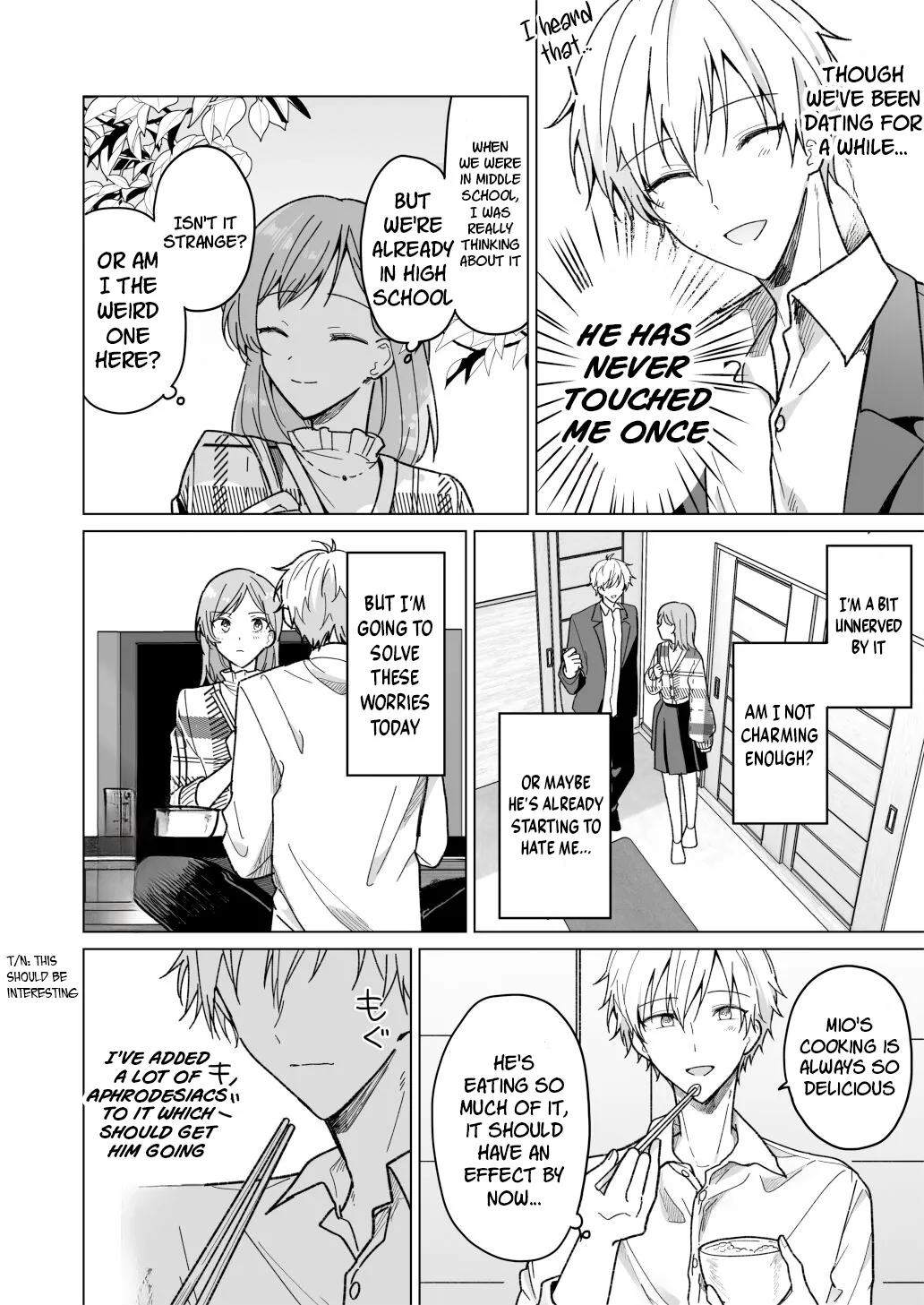 [Notte (Osoba 3-gou, Hisaka Itsuki)] When I Prank My Handsome Boyfriend, He’s So Cute, I Can’t Stop Teasing Him [English] [C4 Translations] [Decensored] [Digital] 3eme image