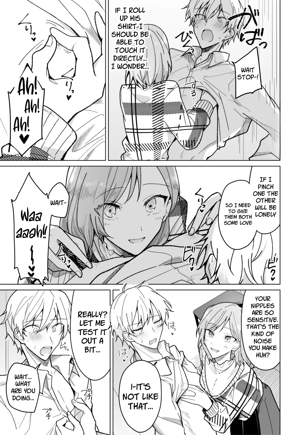 [Notte (Osoba 3-gou, Hisaka Itsuki)] When I Prank My Handsome Boyfriend, He’s So Cute, I Can’t Stop Teasing Him [English] [C4 Translations] [Decensored] [Digital] 6eme image
