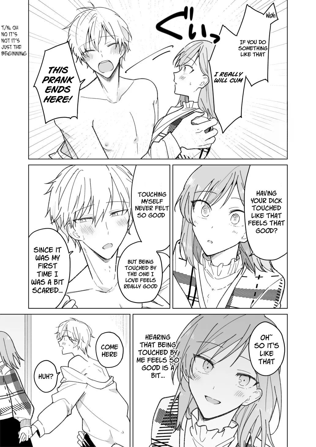 [Notte (Osoba 3-gou, Hisaka Itsuki)] When I Prank My Handsome Boyfriend, He’s So Cute, I Can’t Stop Teasing Him [English] [C4 Translations] [Decensored] [Digital] 10eme image