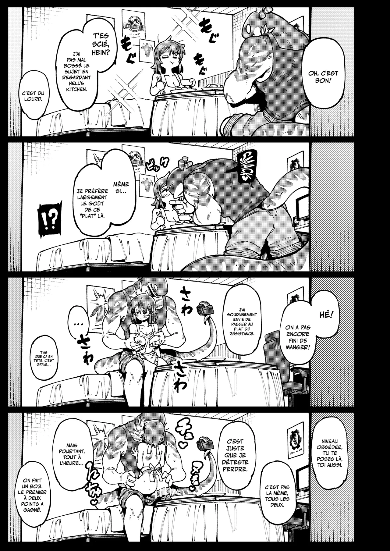 [Hoshoku Shoujo (Karasu Chan)] Watashi ni Konna Kuchi Kiite, Oya Gatcha Shippai shita no ka | Comment tu me parles ? Tes parents ont oublié de t'éduquer ou quoi ? [French] [Minous Secrets] [Digital] 41eme image