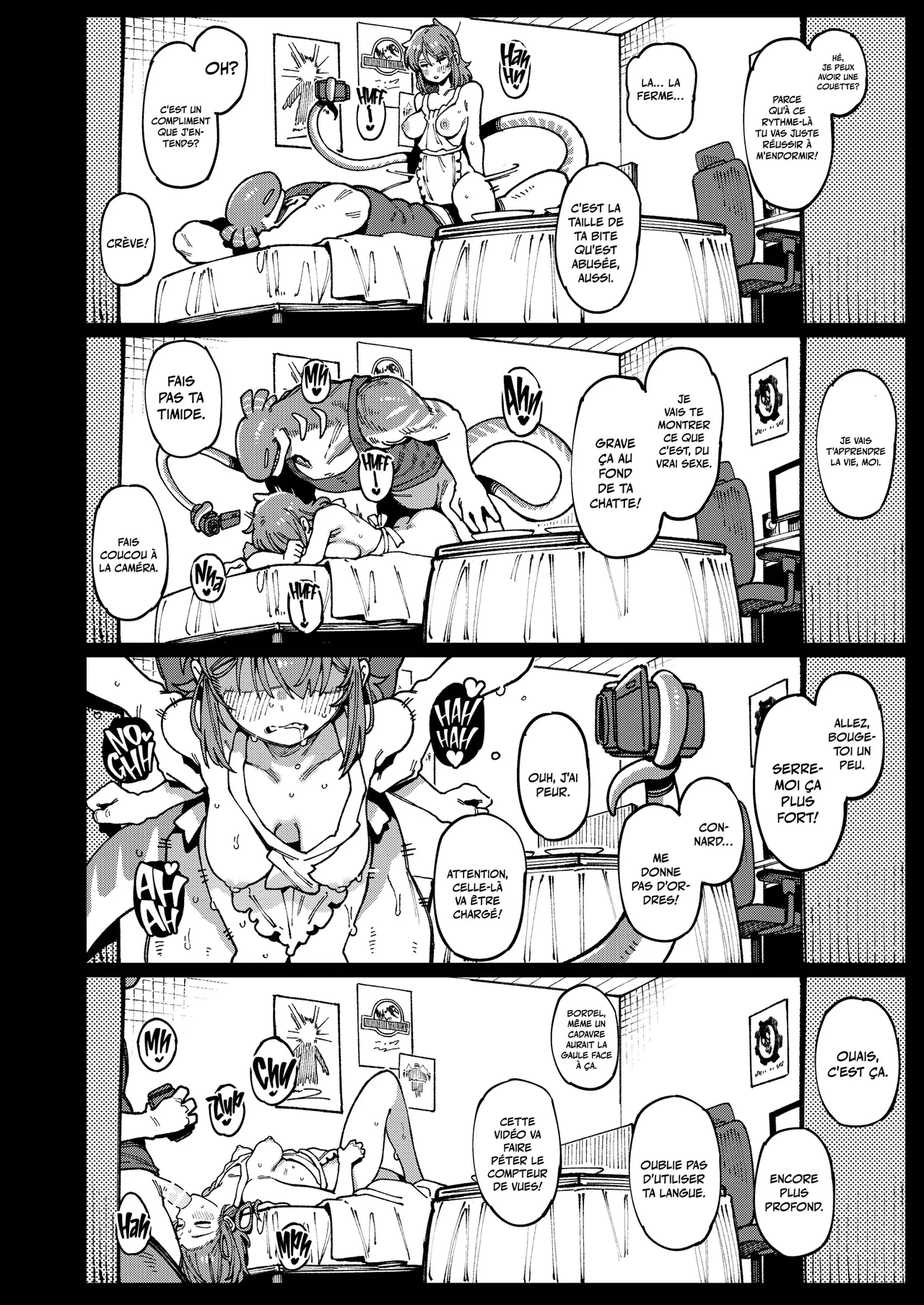 [Hoshoku Shoujo (Karasu Chan)] Watashi ni Konna Kuchi Kiite, Oya Gatcha Shippai shita no ka | Comment tu me parles ? Tes parents ont oublié de t'éduquer ou quoi ? [French] [Minous Secrets] [Digital] 42eme image