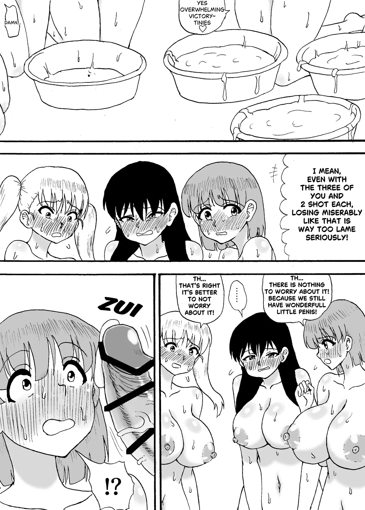 [Wasuresou na Namae] Yowayowa Chinpo 3-ningumi ~VS Tsuyotsuyo Chinpo 3-ningumi Hen~ [ENGLISH] 画像番号 13