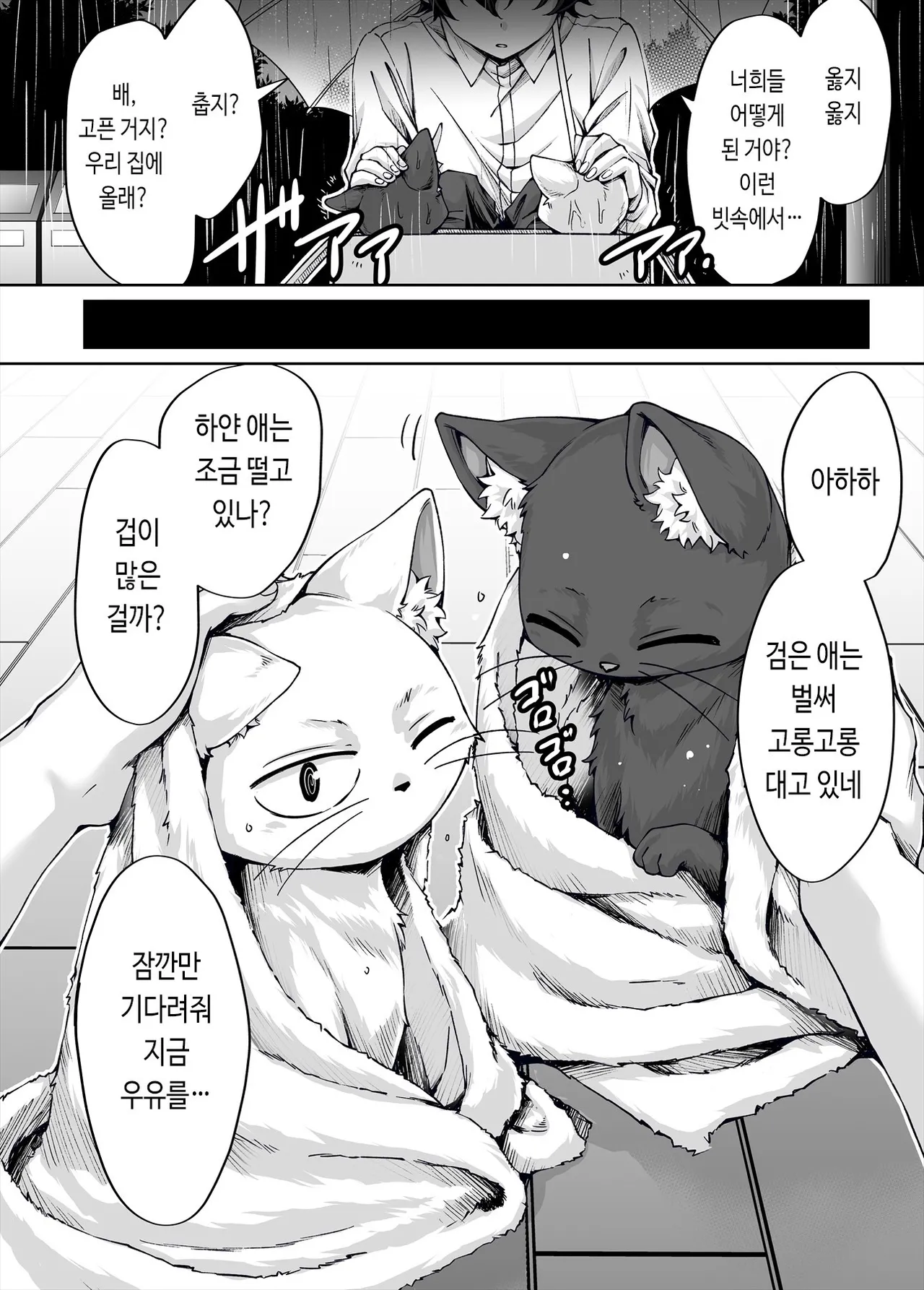 [KOYUKI-ya (Koyuki)] Gal Neko Musume ga Uchi ni Sumitsuite Naze ka Mainichi 3P Zanmai ni Natte Shimau Hanashi | 갸루 고양이 소녀가 우리 집에 눌러앉아서 어째서인지 매일 3P 삼매경이 되어버리는 이야기 [Korean] 图片编号 68