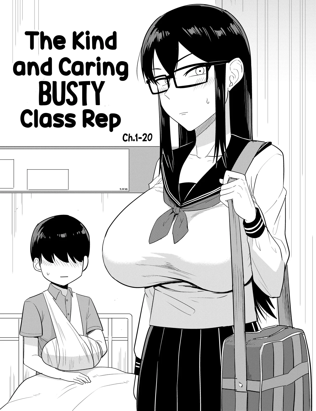 [Makosho] Sewayaki na Kyonyuu Gakkyuu Iinchou Sono 1-20 | The Kind and Caring Busty Class Rep Ch.1-20 [English] [NudeSalad] 图片编号 1