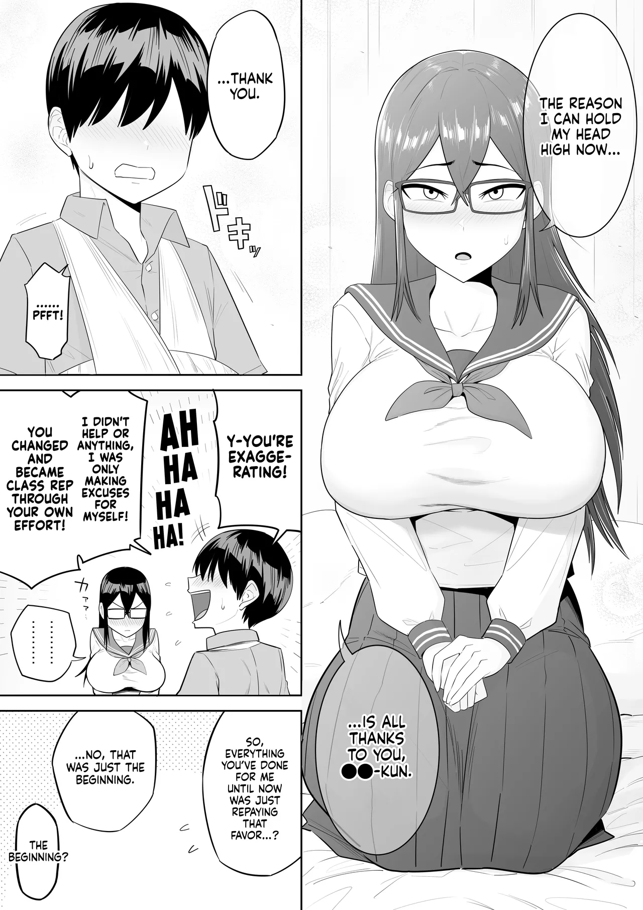 [Makosho] Sewayaki na Kyonyuu Gakkyuu Iinchou Sono 1-20 | The Kind and Caring Busty Class Rep Ch.1-20 [English] [NudeSalad] 图片编号 89
