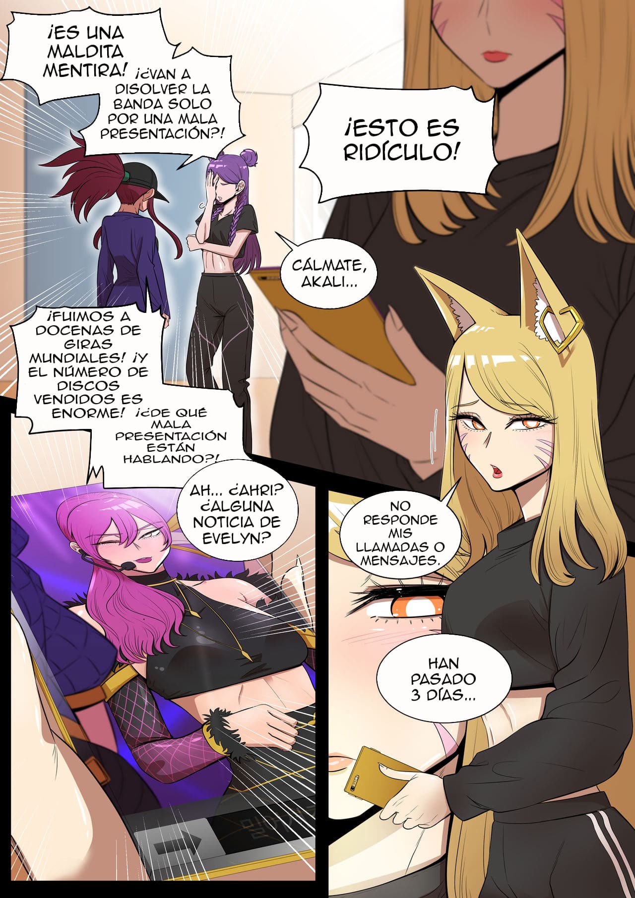 [TaejaHo] Something I want to protect. (Evelynn x Ahri)  [Spanish] image number 3