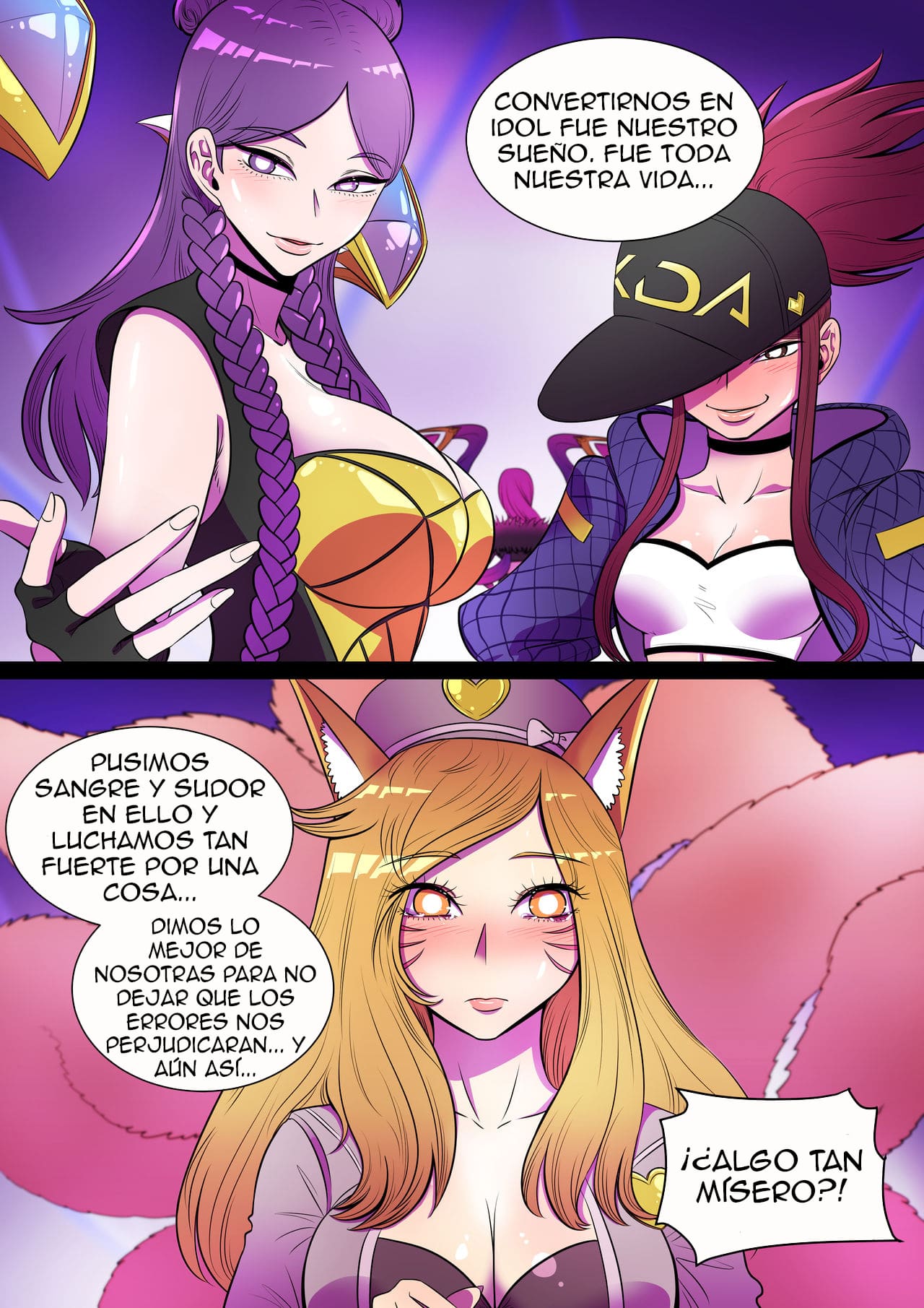[TaejaHo] Something I want to protect. (Evelynn x Ahri)  [Spanish] image number 8