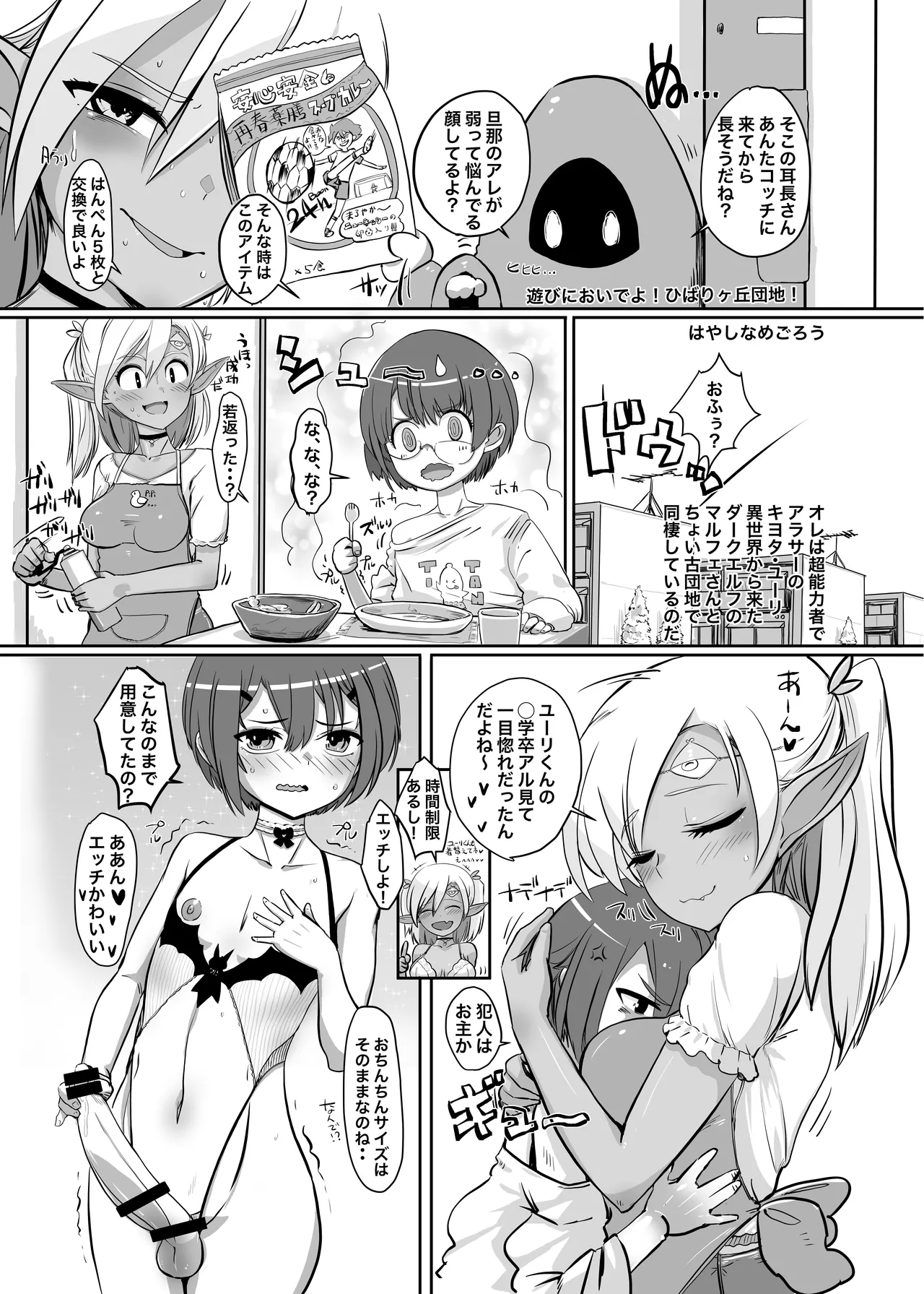 [Hakai Daiteikoku (Hayashi Namegoro) Shemale & Mesu Danshi Goudou-shi SHEMALE C‘ s HAVEN 3 Ball] Come Visit Us! Hibarigaoka Housing Complex! première image