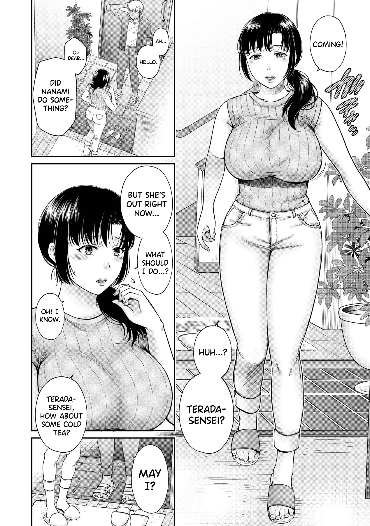 [Harusawa] Henyou Suru Oyako Etsuraku ni Mezameru Karada, Yokubou ni Ochiru Kokoro Ch.1-4 [English] [biribiri] [Uncensored] [Digital] 41eme image