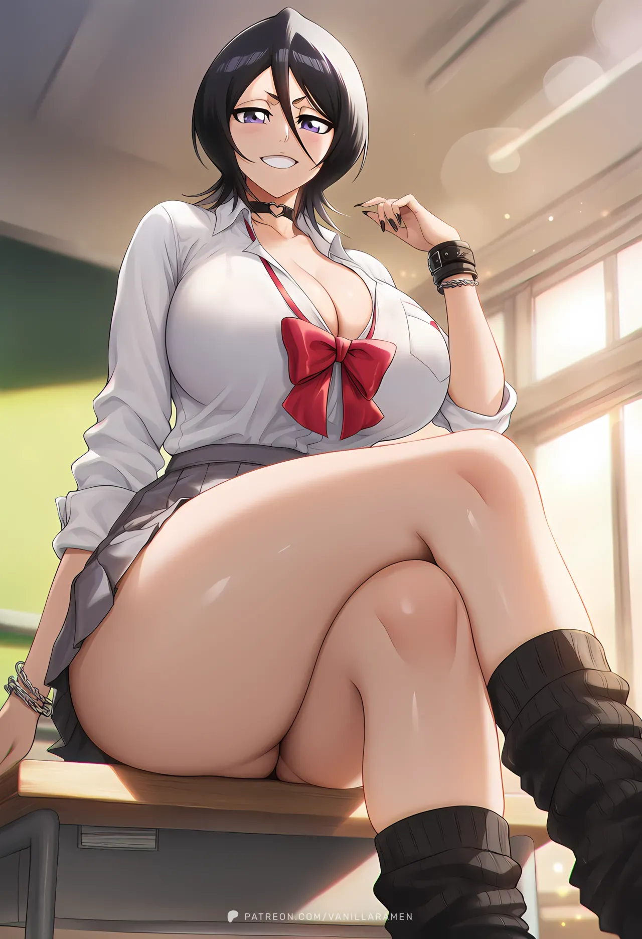 [VanillaRamen] Kuchiki Rukia: Class Baddie + LEFTOVERS [AI Generated] 图片编号 10