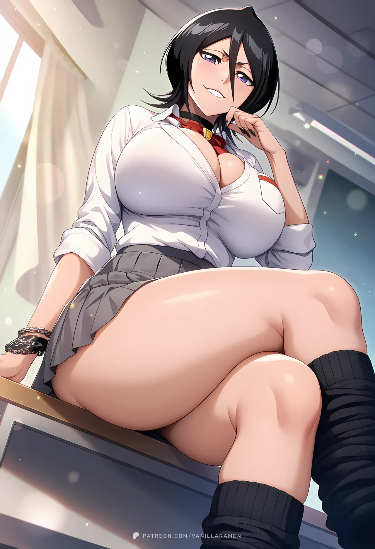 [VanillaRamen] Kuchiki Rukia: Class Baddie + LEFTOVERS [AI Generated] 图片编号 12