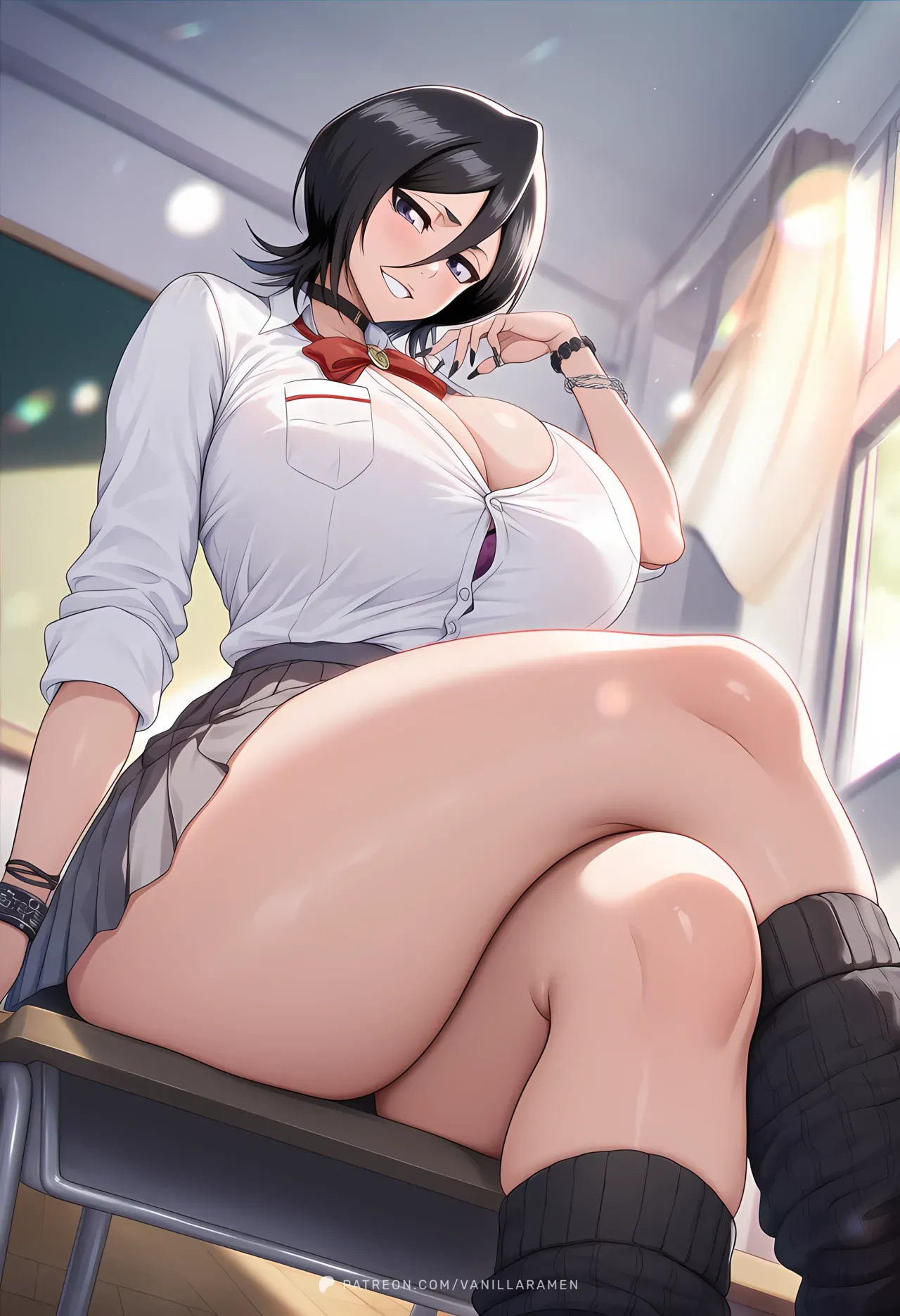 [VanillaRamen] Kuchiki Rukia: Class Baddie + LEFTOVERS [AI Generated] 图片编号 18