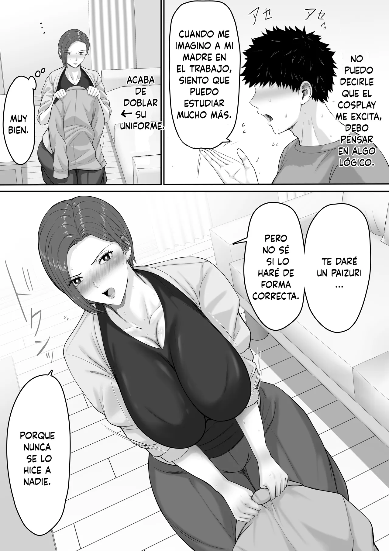 [Kuruto] Bakunyuudakedo majimena jyunsa buchou okaasanga oreno chinpowo chitsukokide nuitekureru hanashi [Spanish] 이미지 번호 25