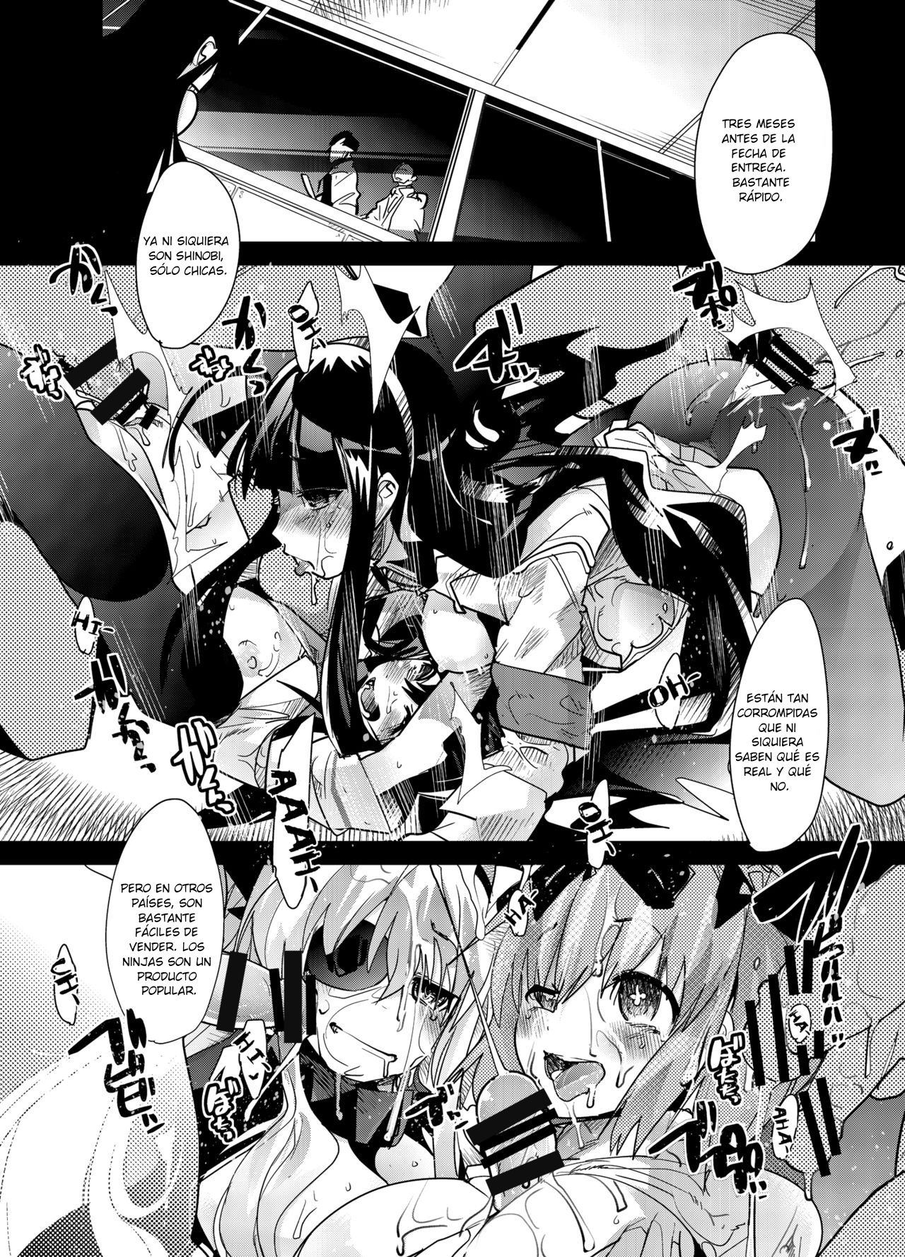 [Bronco Hitoritabi (Uchi-Uchi Keyaki)] Kunoichi Ninpouchou (Senran Kagura) [Spanish] [Honky] [Digital] imagen número 17