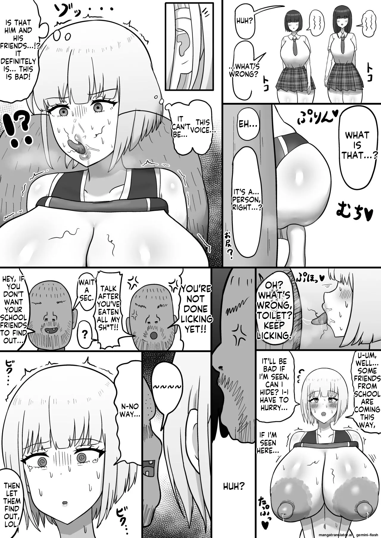 [Tanechikoya (Tanehijiri)] Ikemen Joshi no Volley-bu Kanojo ga Homeless ni Netorareru Hanashi [English] image number 18