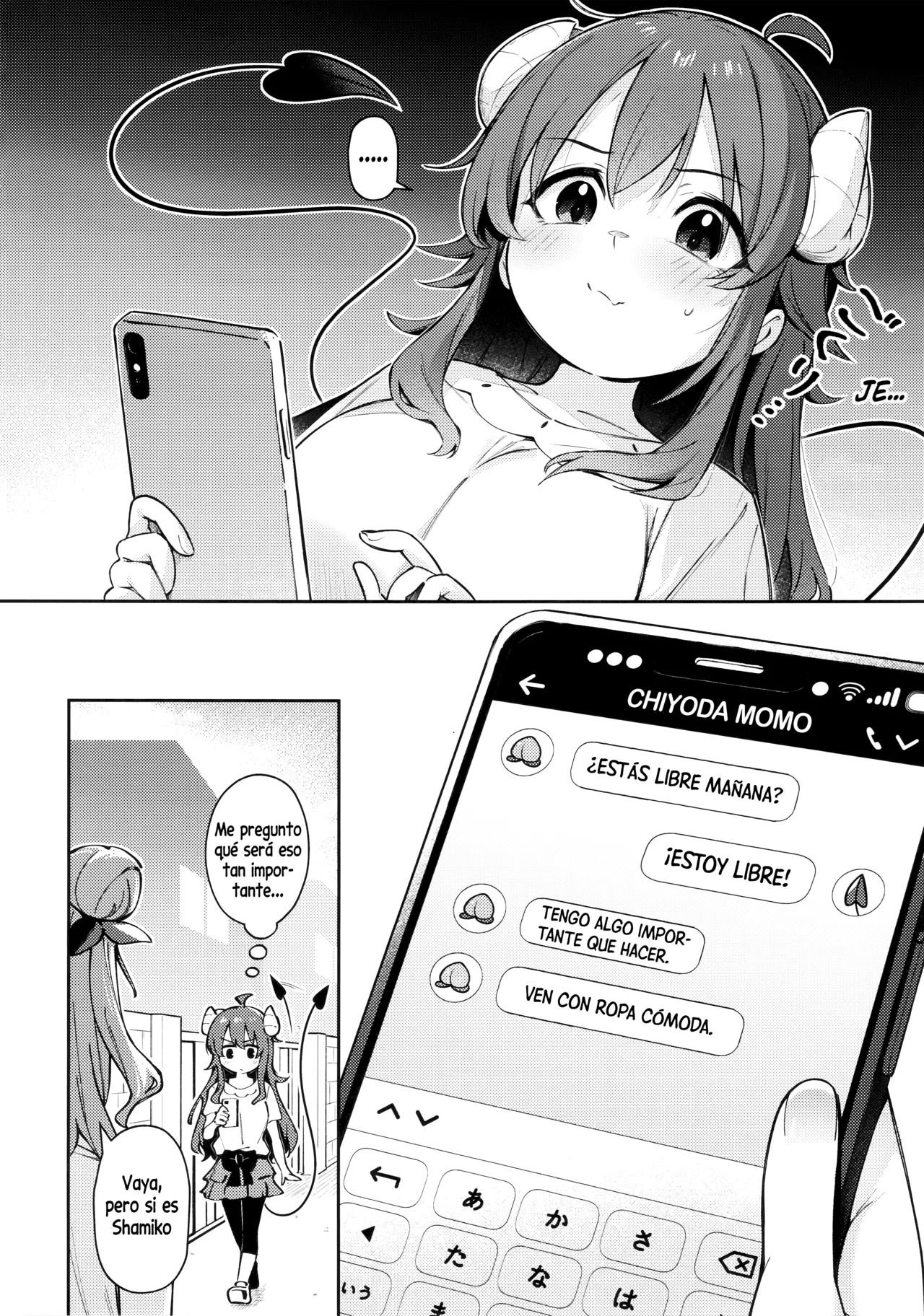 [Bochi Bochi no Ki (Borusiti)] El Malentendido de Shadow Mistress Yuko (Machikado Mazoku) [Spanish] 图片编号 4