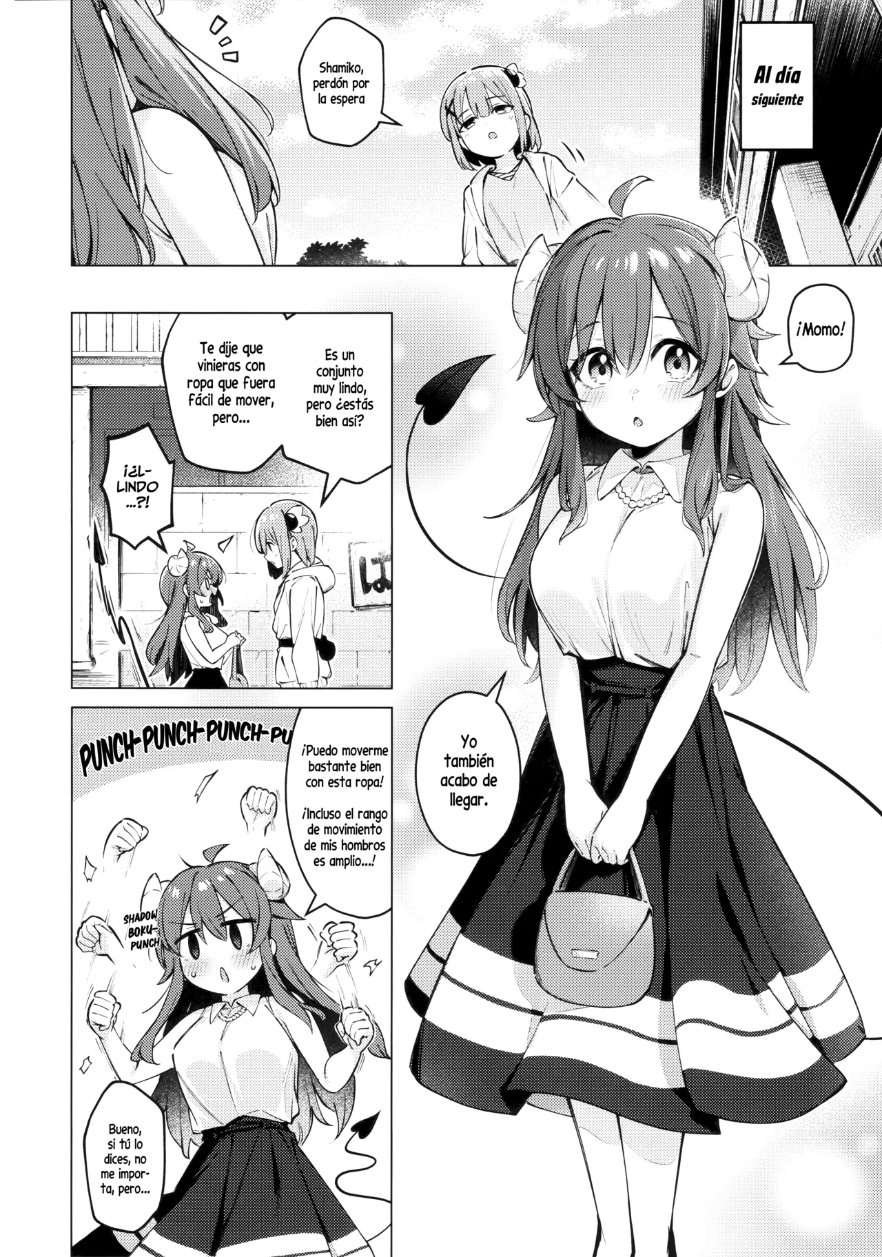 [Bochi Bochi no Ki (Borusiti)] El Malentendido de Shadow Mistress Yuko (Machikado Mazoku) [Spanish] 图片编号 8