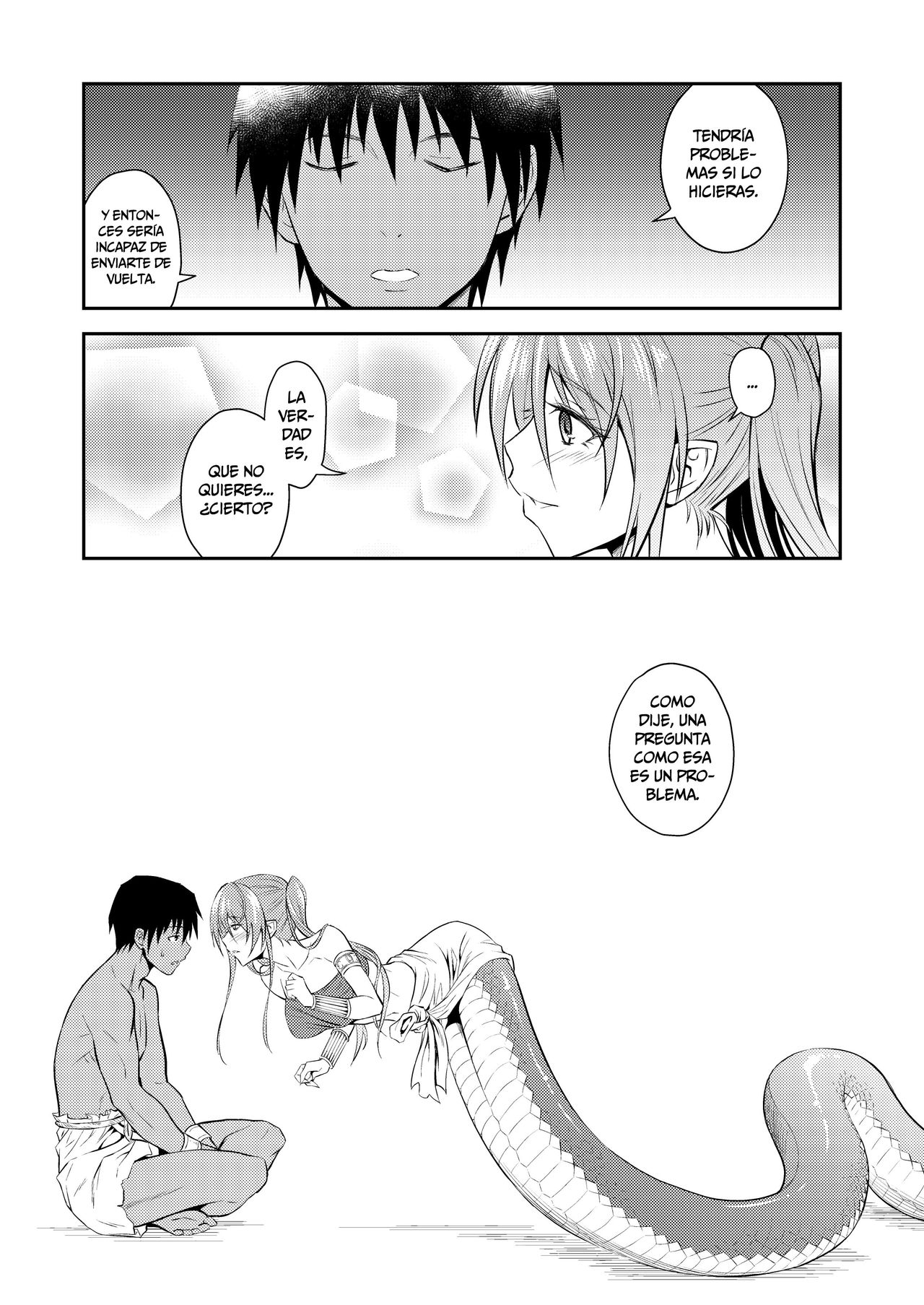 [Hibi Rakuraku (Aoki Kanji)] Pretty Lamia [Spanish] [HGnF] [Digital] 이미지 번호 8