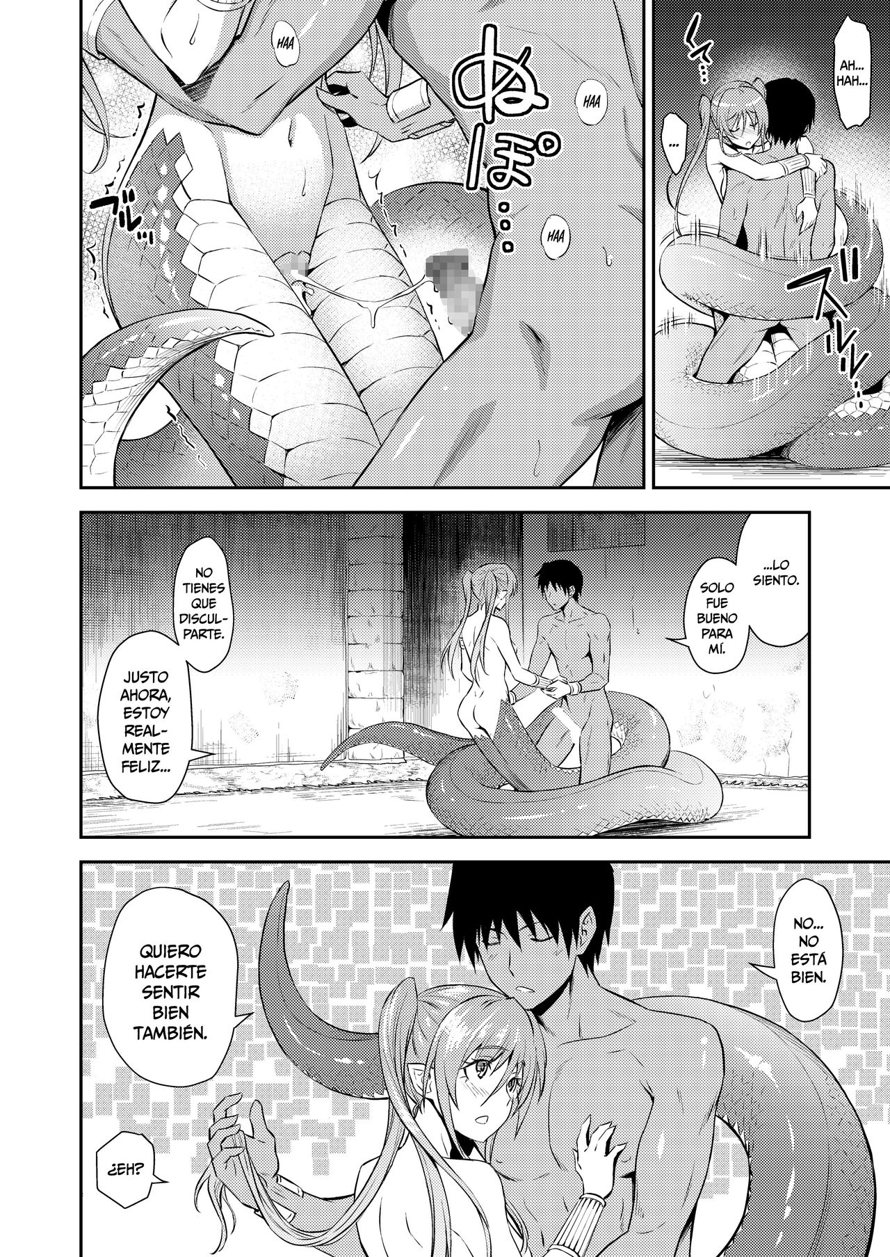 [Hibi Rakuraku (Aoki Kanji)] Pretty Lamia [Spanish] [HGnF] [Digital] 이미지 번호 19