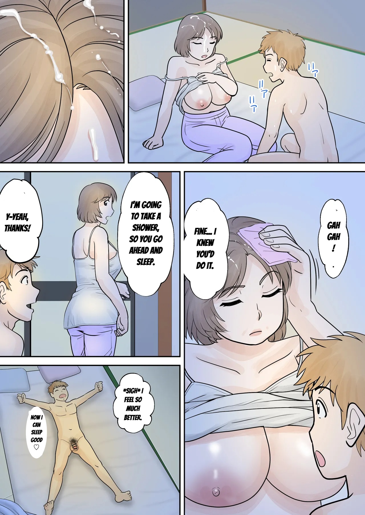 [Fuwatoro Opanchu Cake] Mother and Child Living Together Chapter 4  [English] image number 34