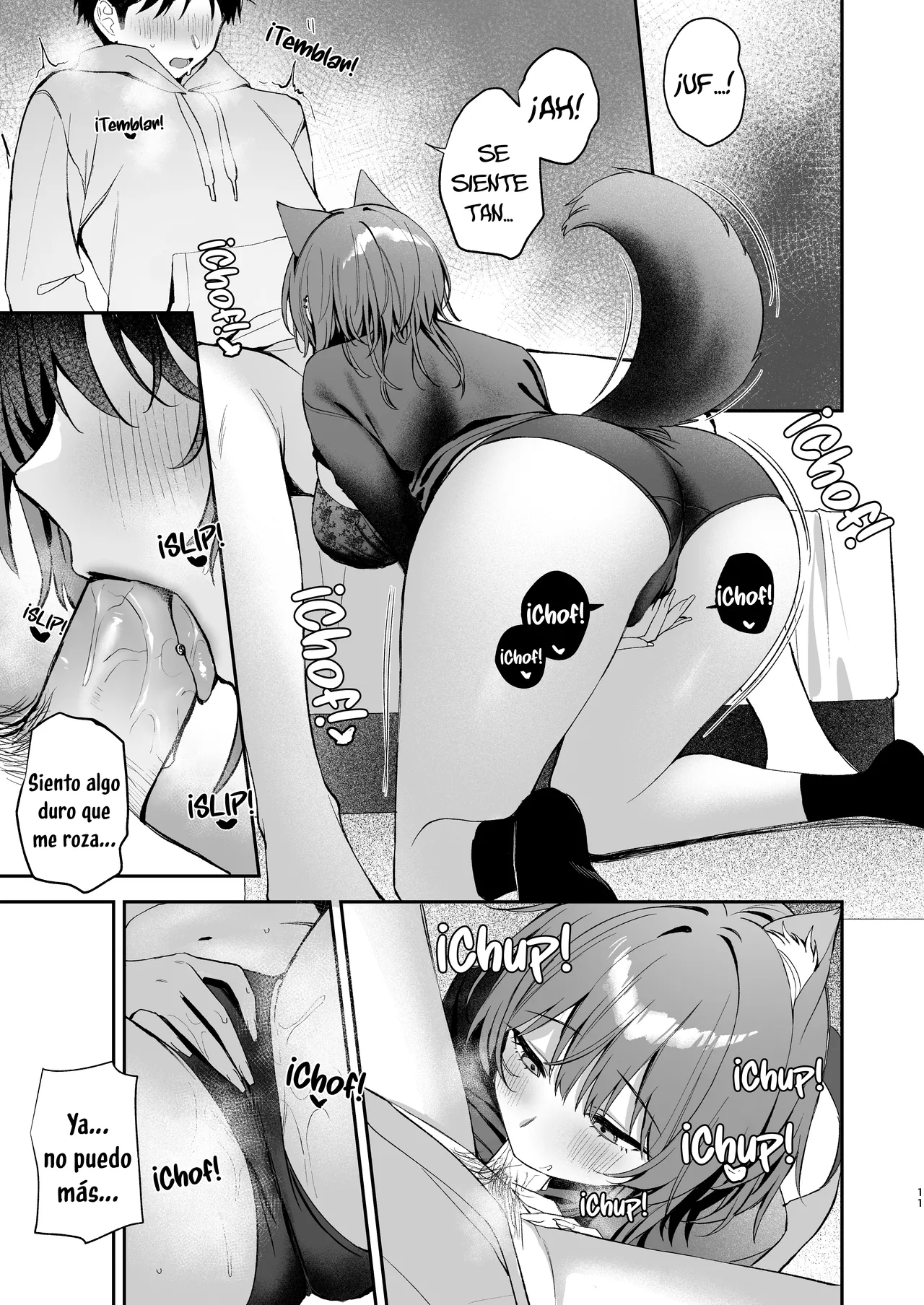 [Curiocity (YatanukiKey)] Oogami-san to Hishokusha no Ore｜Me convertí en la presa de Oogami-san [Spanish] [Kotori] [Decensored] [Digital] image number 11