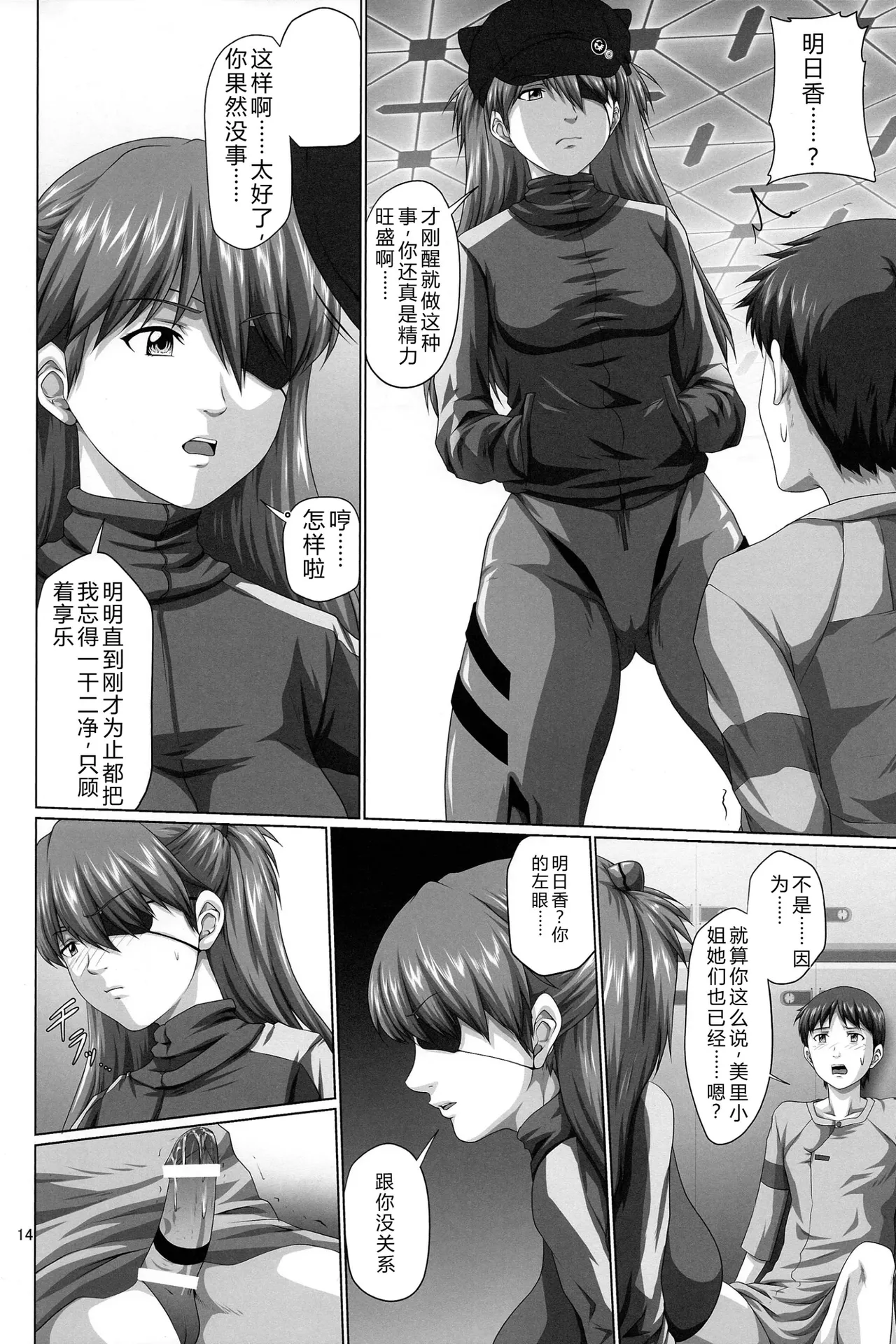 (C84) [Daiznosusume, Toyatei (Toyama Teiji, Saitou Kusuo)] Seiteki Yokkyuu Hokan Keikaku Q (Neon Genesis Evangelion)（Chinese）【叛逆个人汉化】 图片编号 14