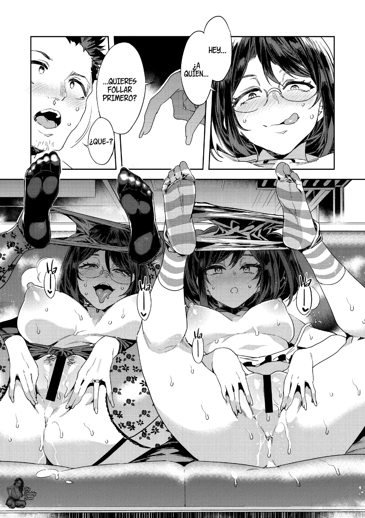 [Mizuryu Kei] Souma Oyako no Densha - Yukemuri Ryojou Hen 1 | Duo Madre E Hija Souma En El Tren ~Aventura Sexual Ardiente(1)~ [Spanish] 이미지 번호 13