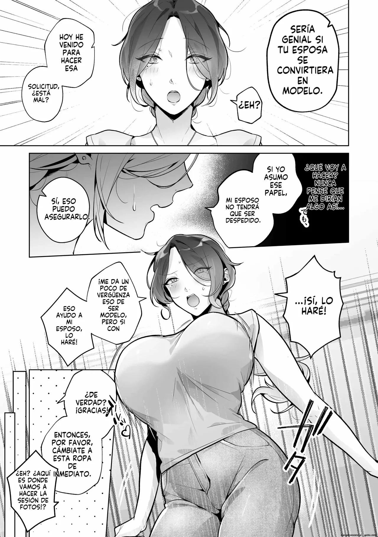 [grande melone (Kurobi Keiji)] Damasareyasui Hitozuma Tsuyako-san｜La ingenua mujer casada Tsuyako-san [Spanish] [FallenSub] [MTL] 图片编号 6