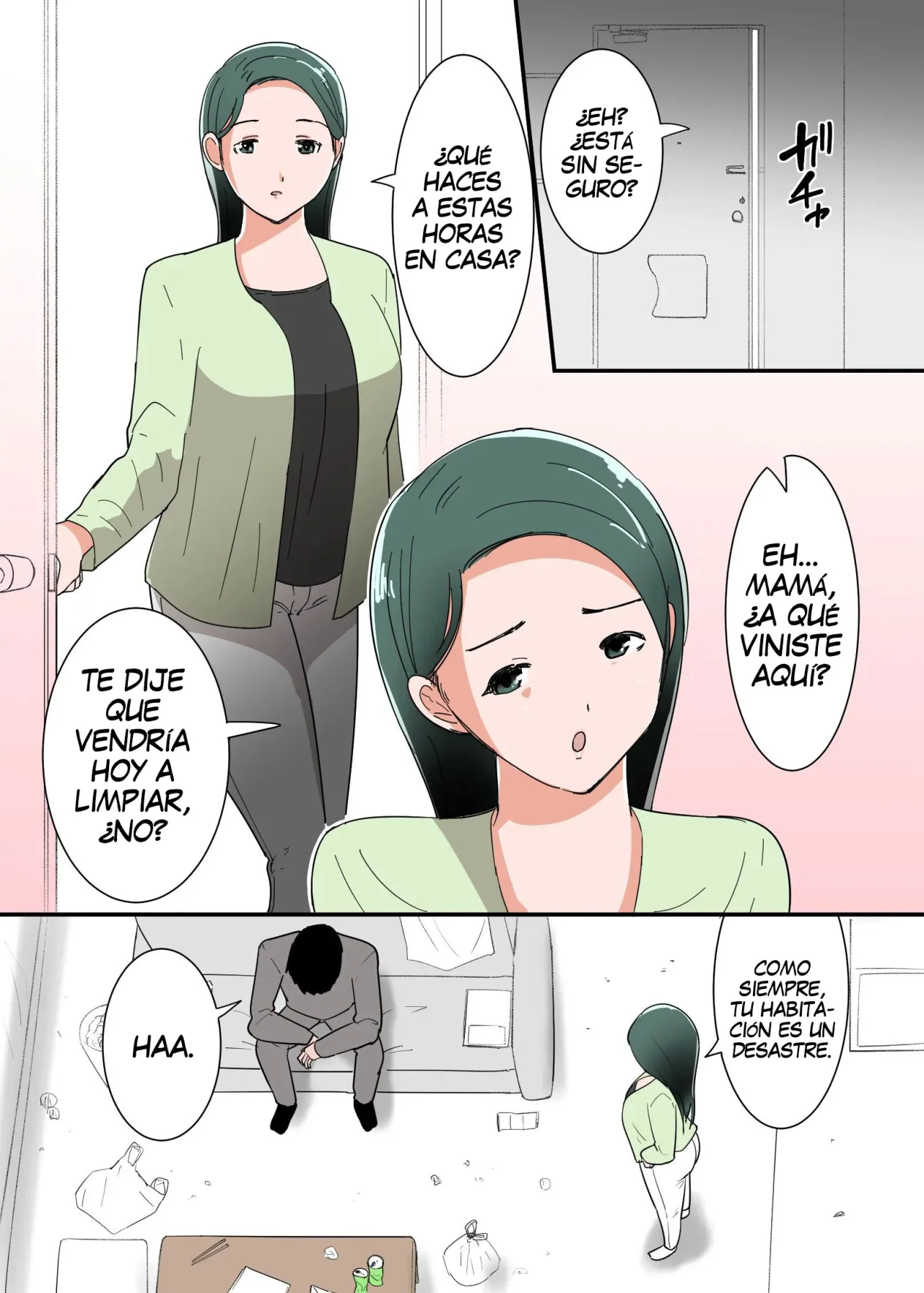 [Templicher] Hahaoya to Sex Shita Kibun wa Dou？｜¿Cómo se siente tener sexo con tu madre？[Spanish] [Scanlationdemon] 6eme image