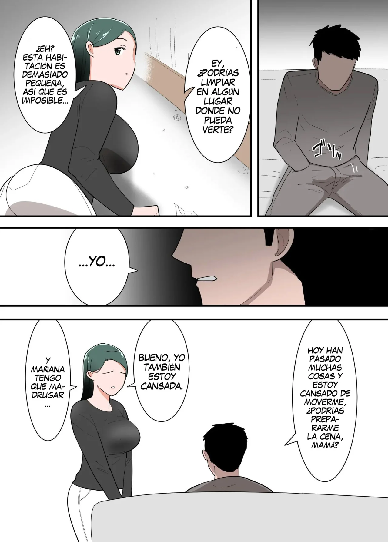 [Templicher] Hahaoya to Sex Shita Kibun wa Dou？｜¿Cómo se siente tener sexo con tu madre？[Spanish] [Scanlationdemon] 9eme image