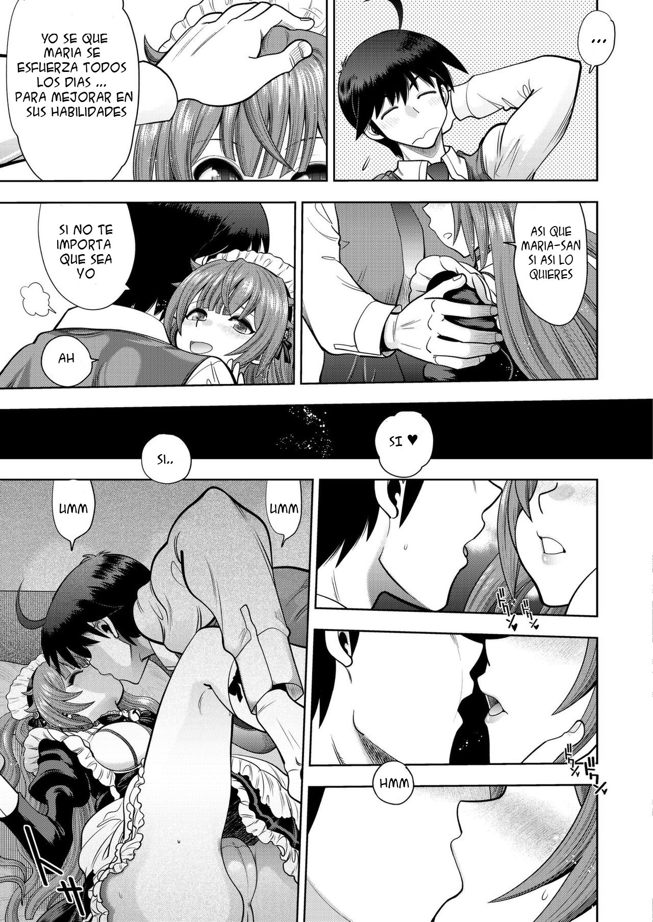 [Yagami Dai] CUSTOM ORDER MAID 3D2 Ch. 1 Maria to Hatsutaiken H (BugBug 2020-08) [Spanish] [Meido] [Digital] image number 10