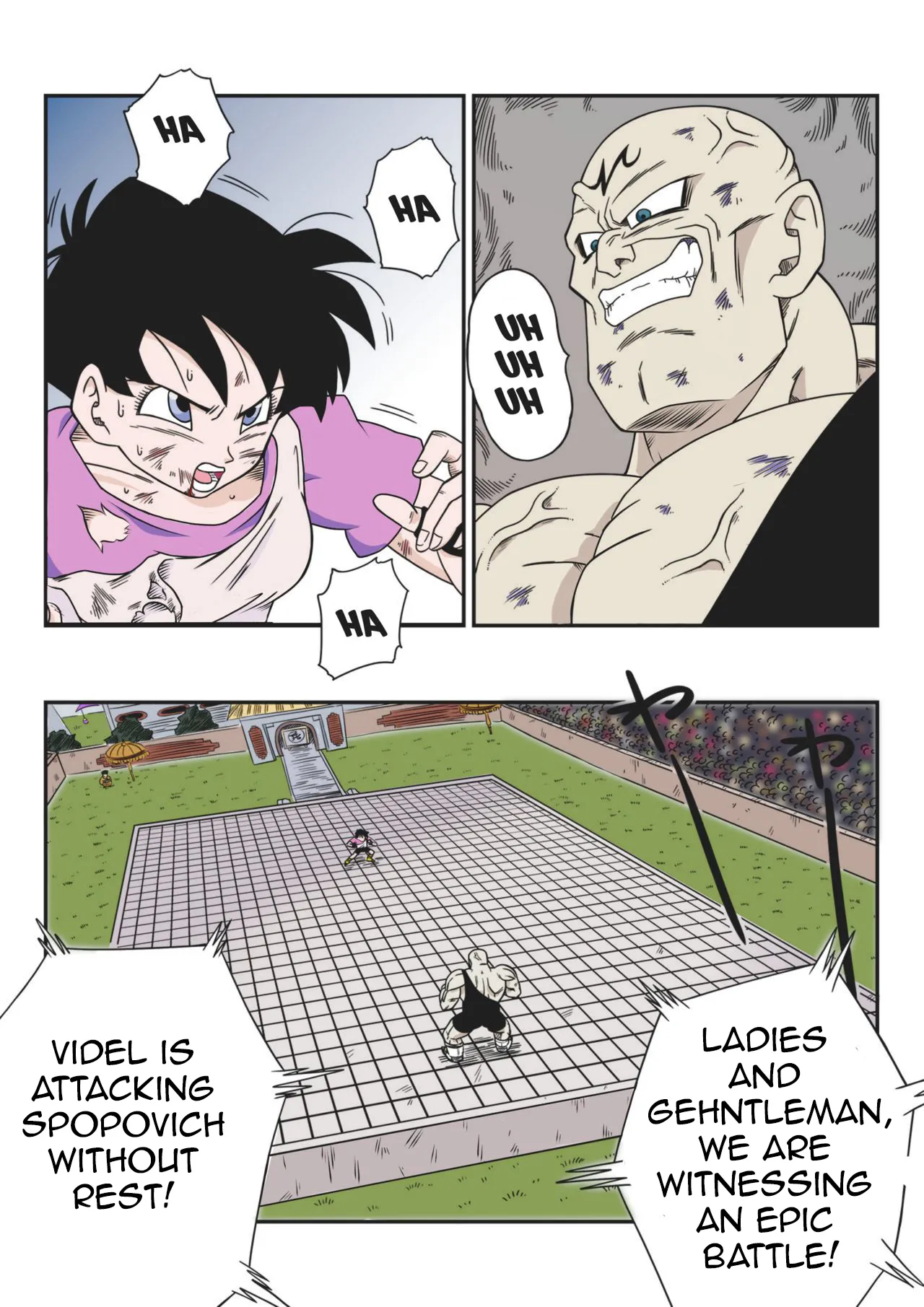 [Yamamoto] Videl VS Spopovich [Colored] image number 2