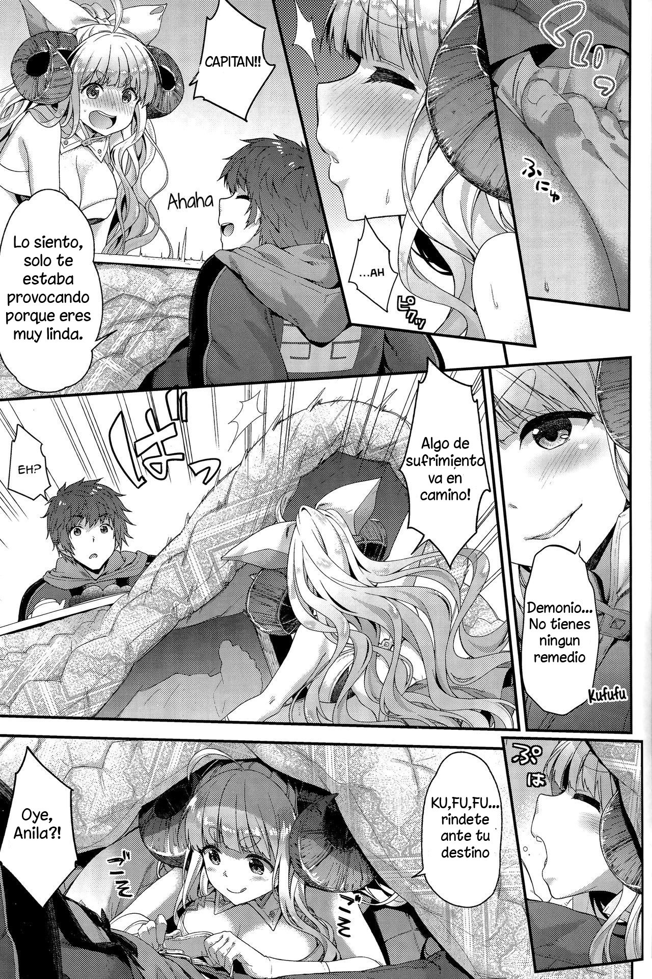 (Fata Grande Kikuusai 2) [Ichinose (Ichinose Land)] Okota de Mofumofu | Fluffing in the Kotatsu (Granblue Fantasy) [Spanish] {Capulin} image number 6