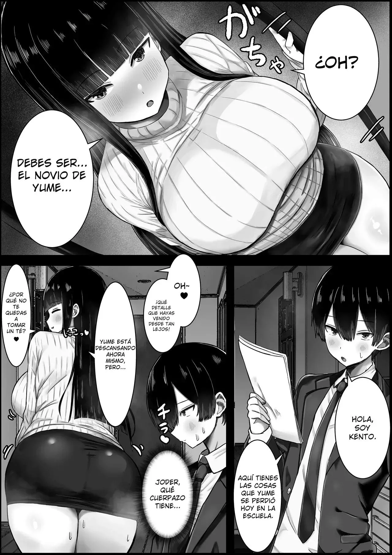 [Hagure Moguri] Boku wa Kanojo no Okaa-san ni Koi o Suru｜Me Enamoré de la Madre de Mi Novia[Spanish] [PATORIAL] 图片编号 6