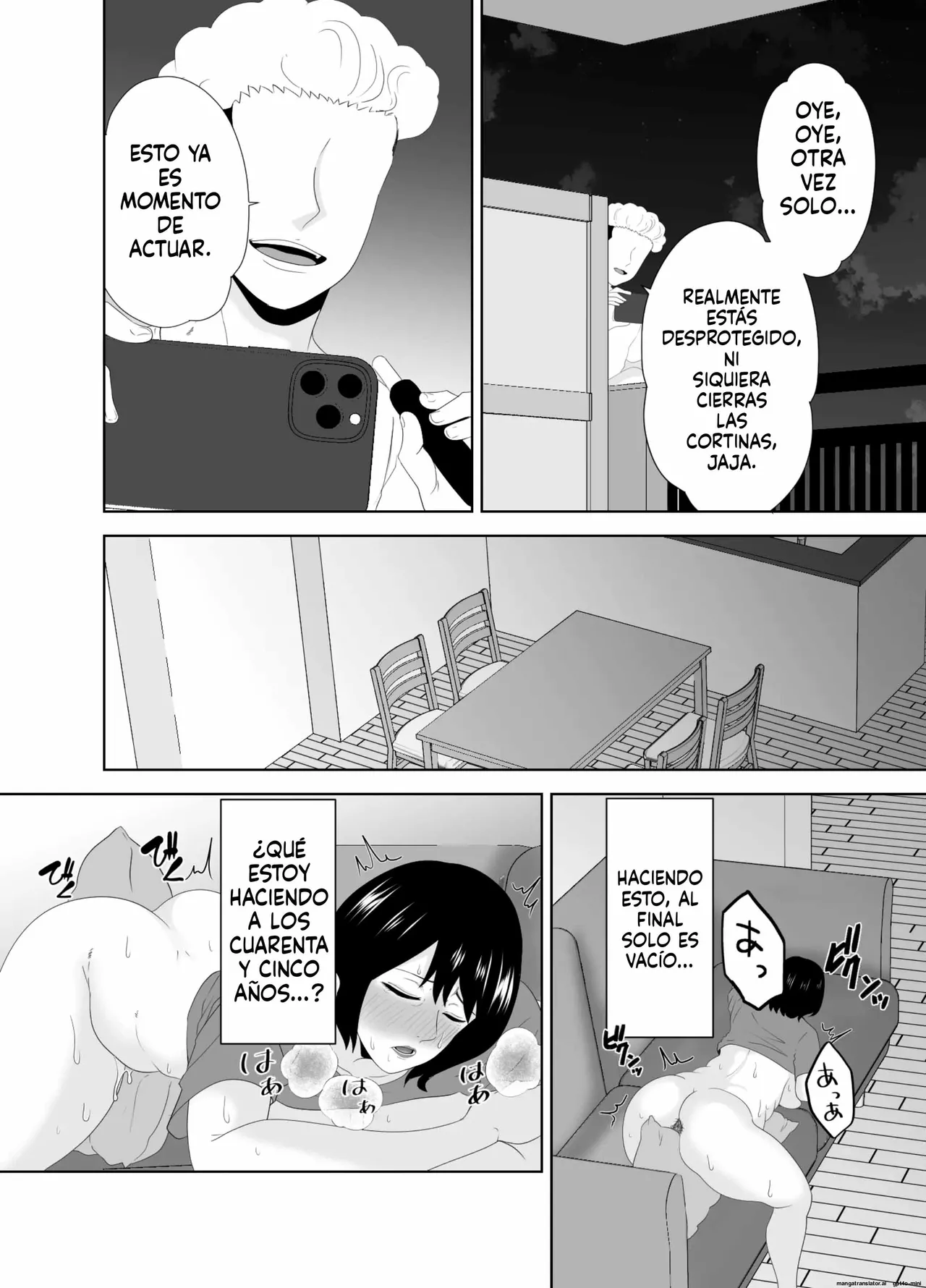 [Studio Macaron (Moeyama P-Man)] Wakai Kanrinin ni Otosareta Muchimuchi Hitozuma Jukujo｜Una mujer casada y regordeta se enamora de un joven cuidador [Spanish] [FallenSub] [MTL] 图片编号 11